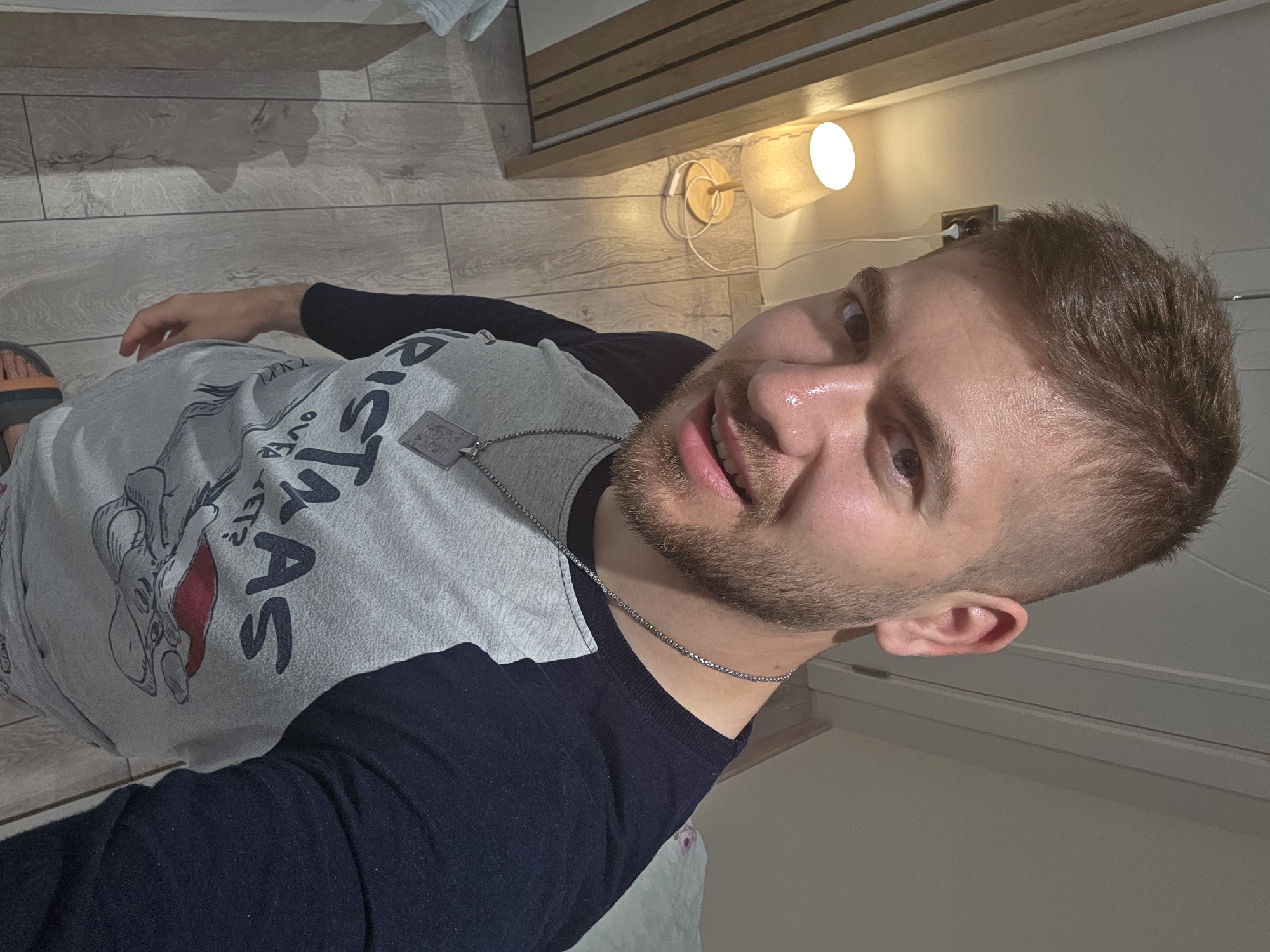 Man photographed in multiple indoor poses in Yagodovo