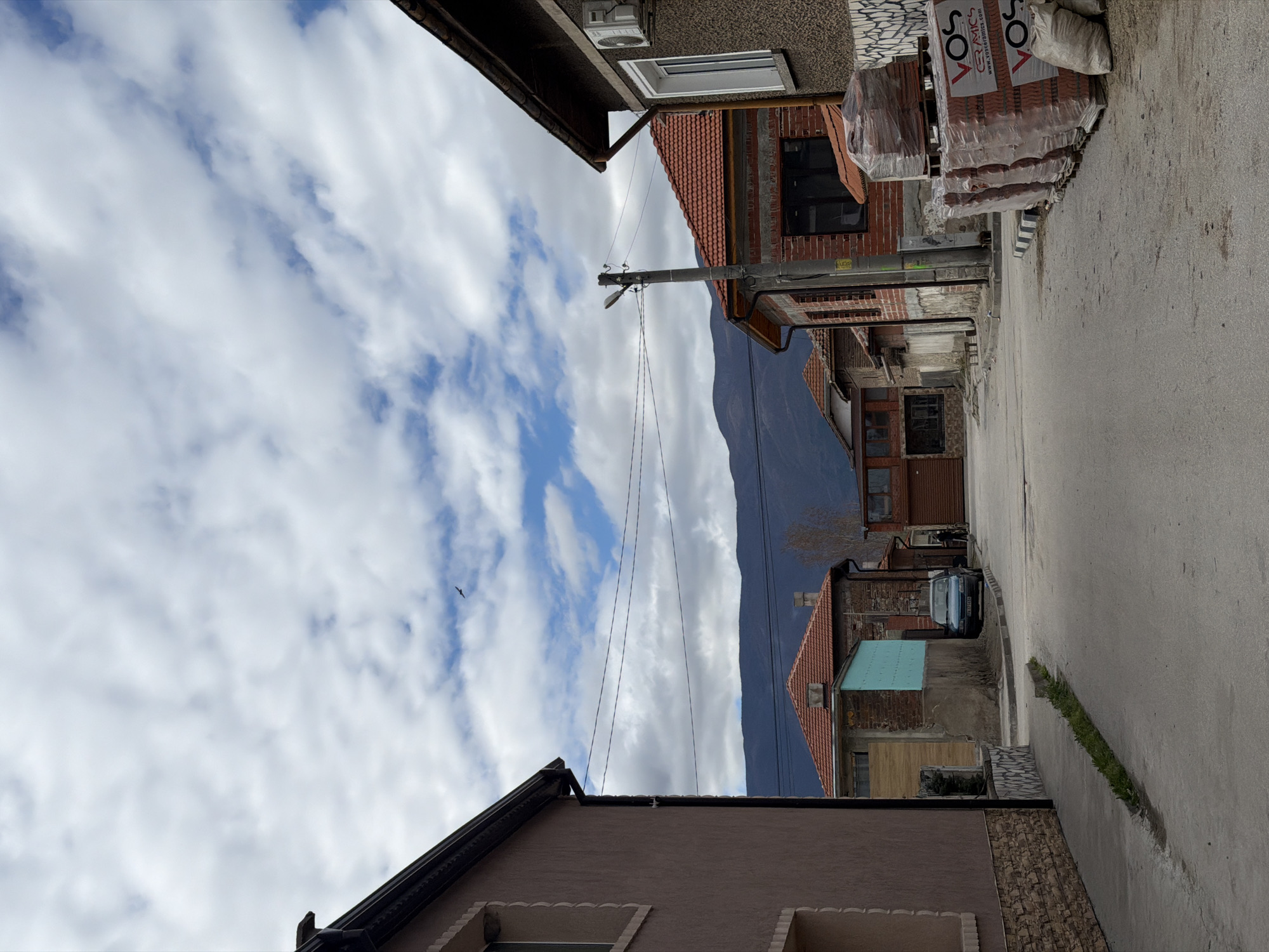 Morning street view captured in Bratanitsa, Bulgaria
