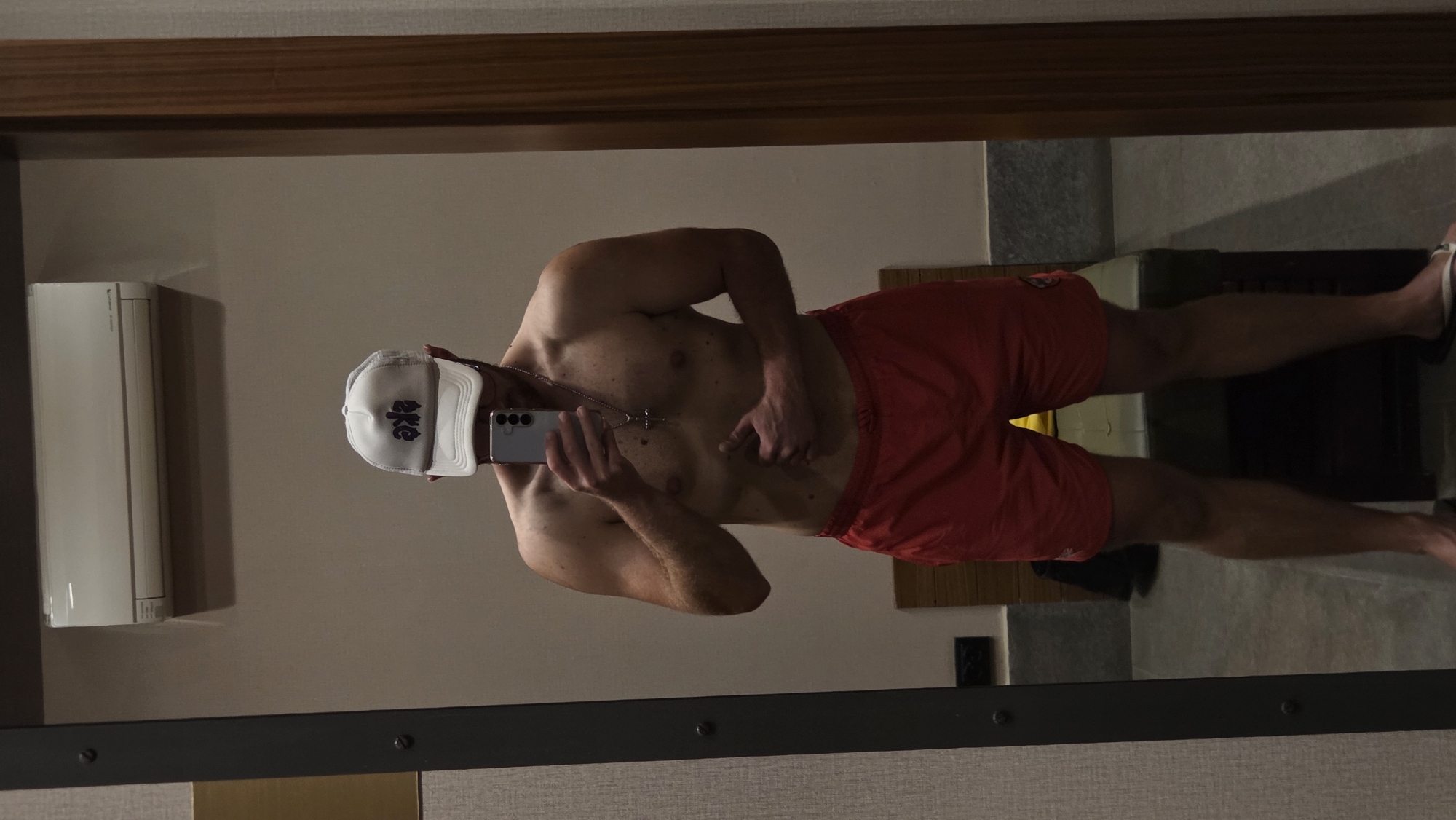 Mirror selfie in fitting room, Bania Bulgaria