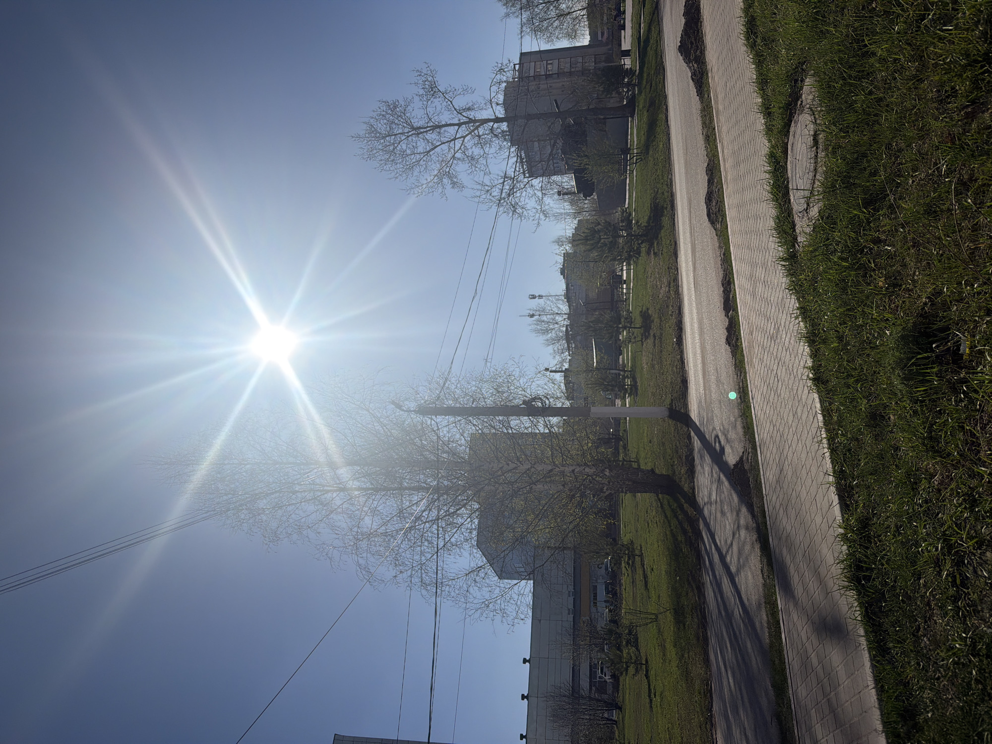 Ordinary moments documented across Chaikovsky on sunny May afternoon