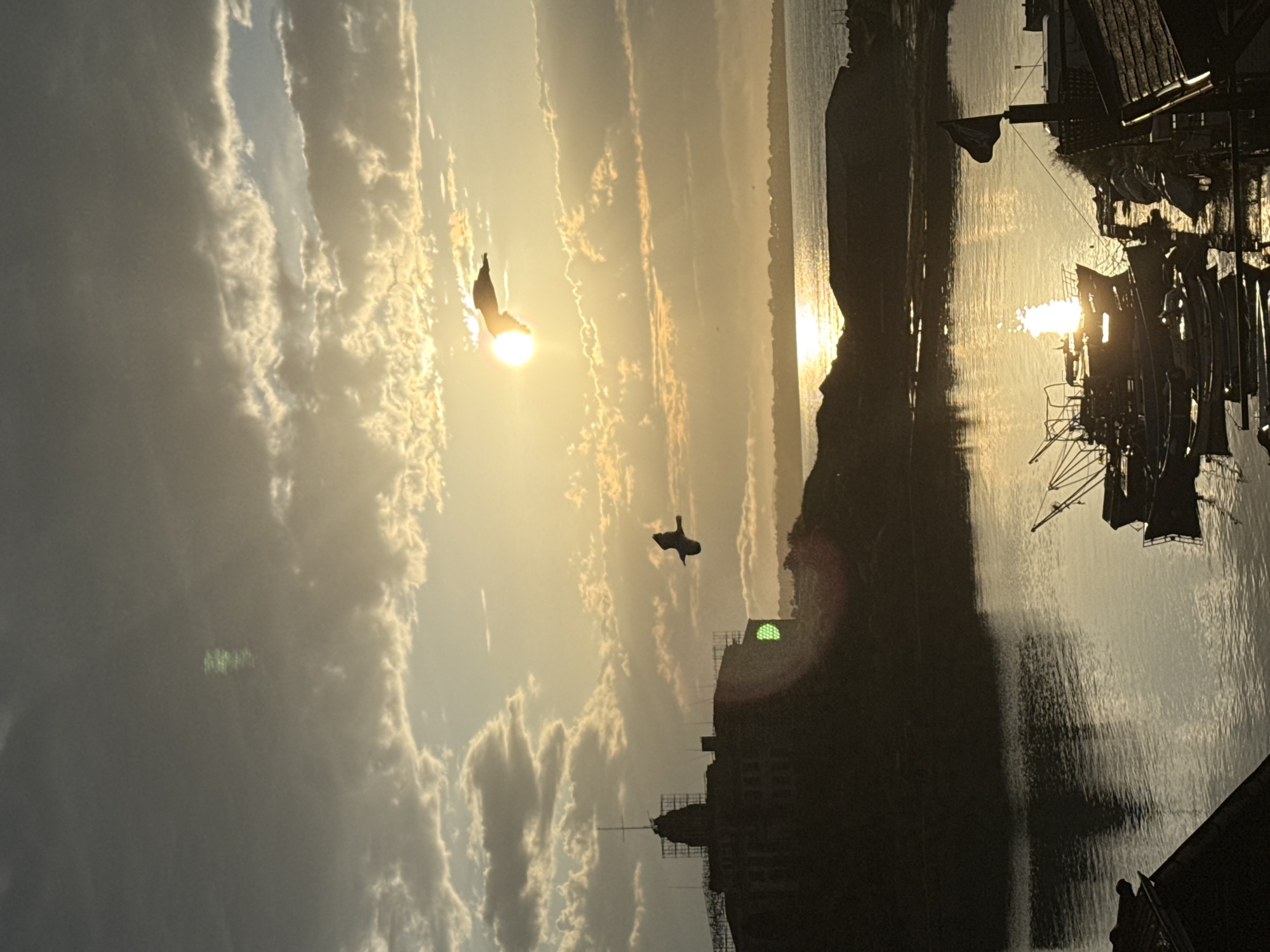 Golden hour sunset documented across Sozopol, Bulgaria coastal areas
