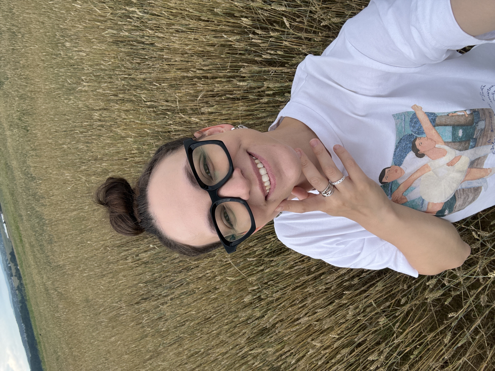 Midsummer moments in a golden wheat field, Lukintsy