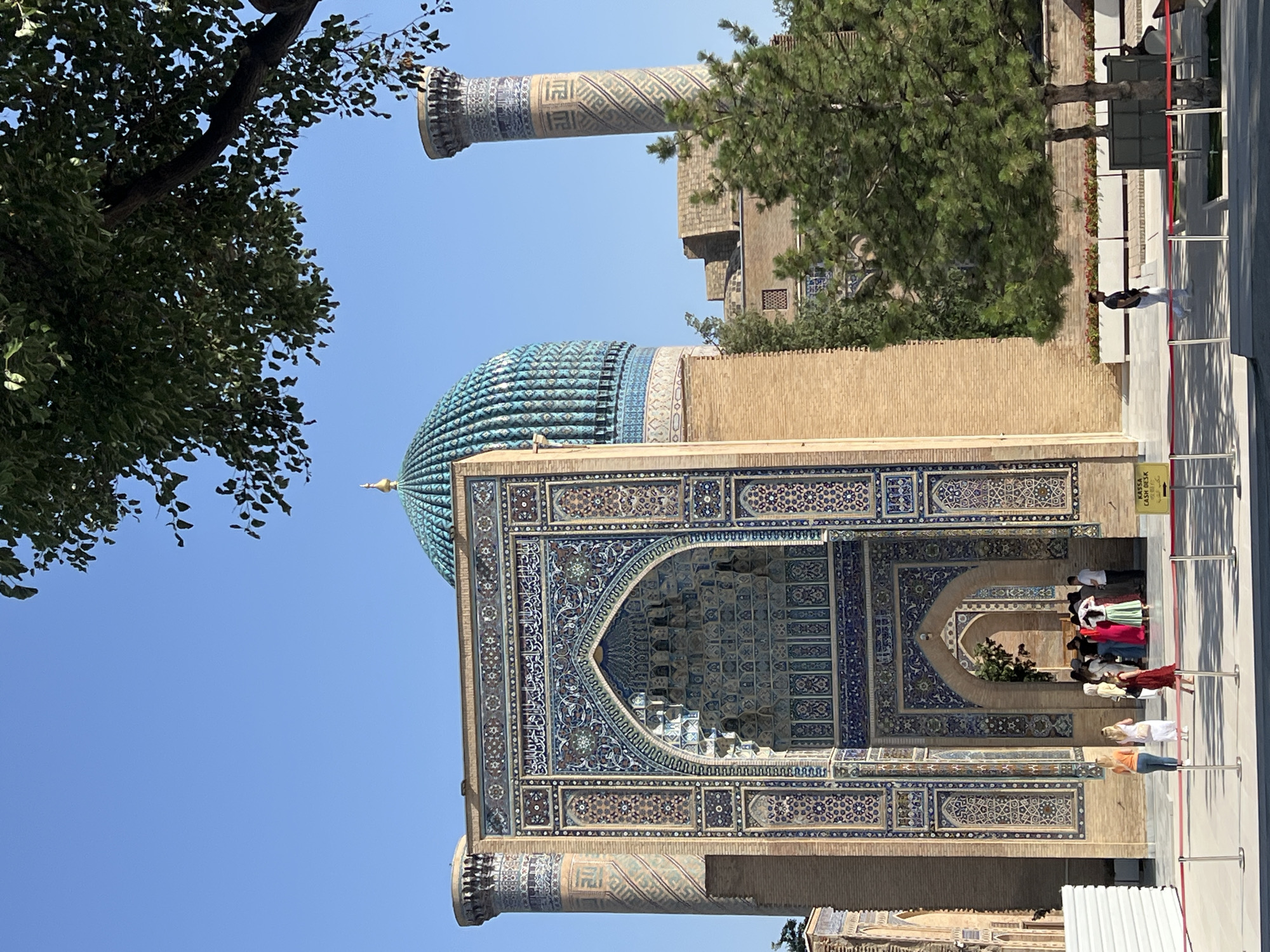 Afternoon at Gur-e-Amir Mausoleum, Samarkand
