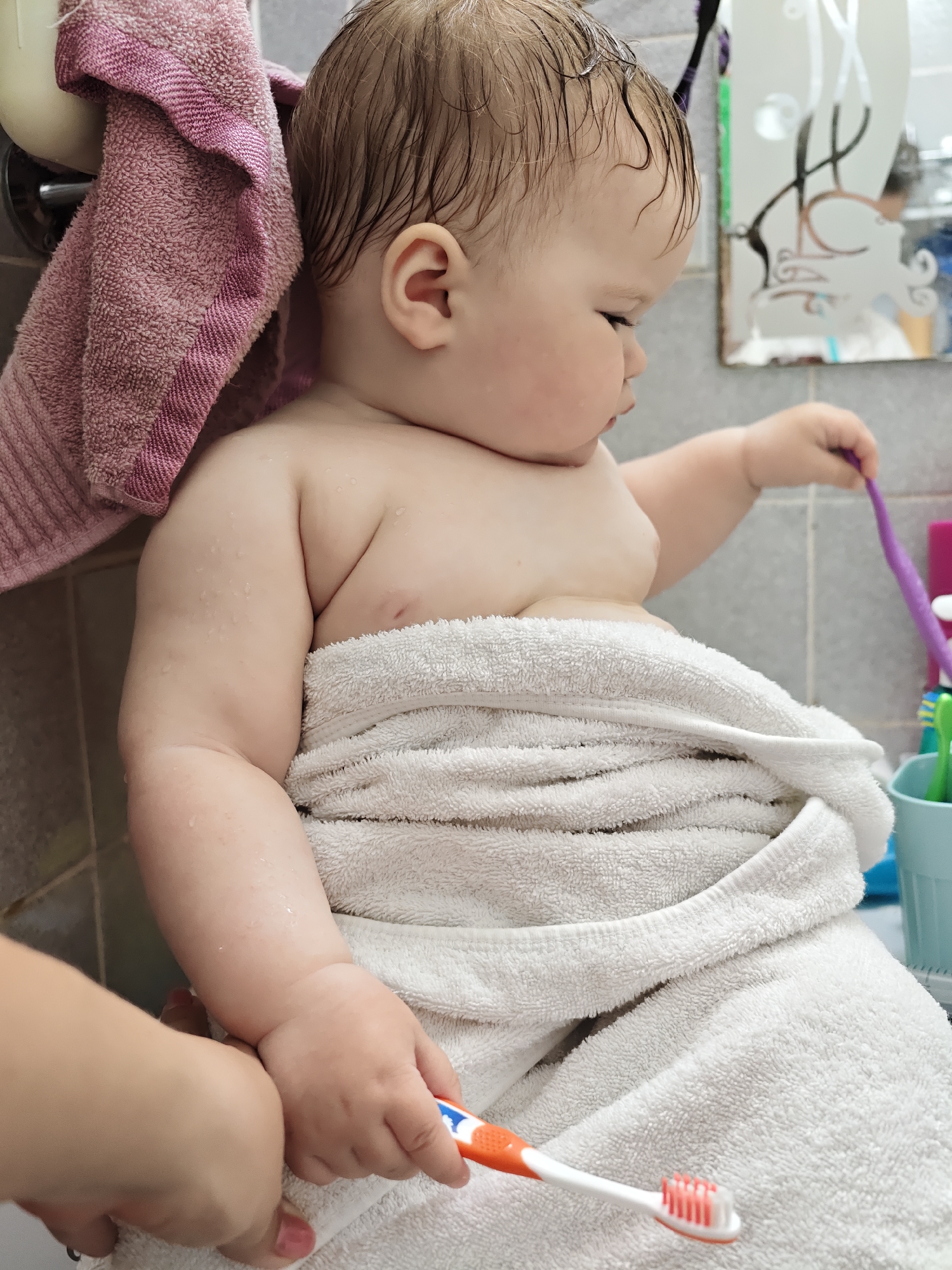 Family evening routines captured in Chaikovsky, Russia