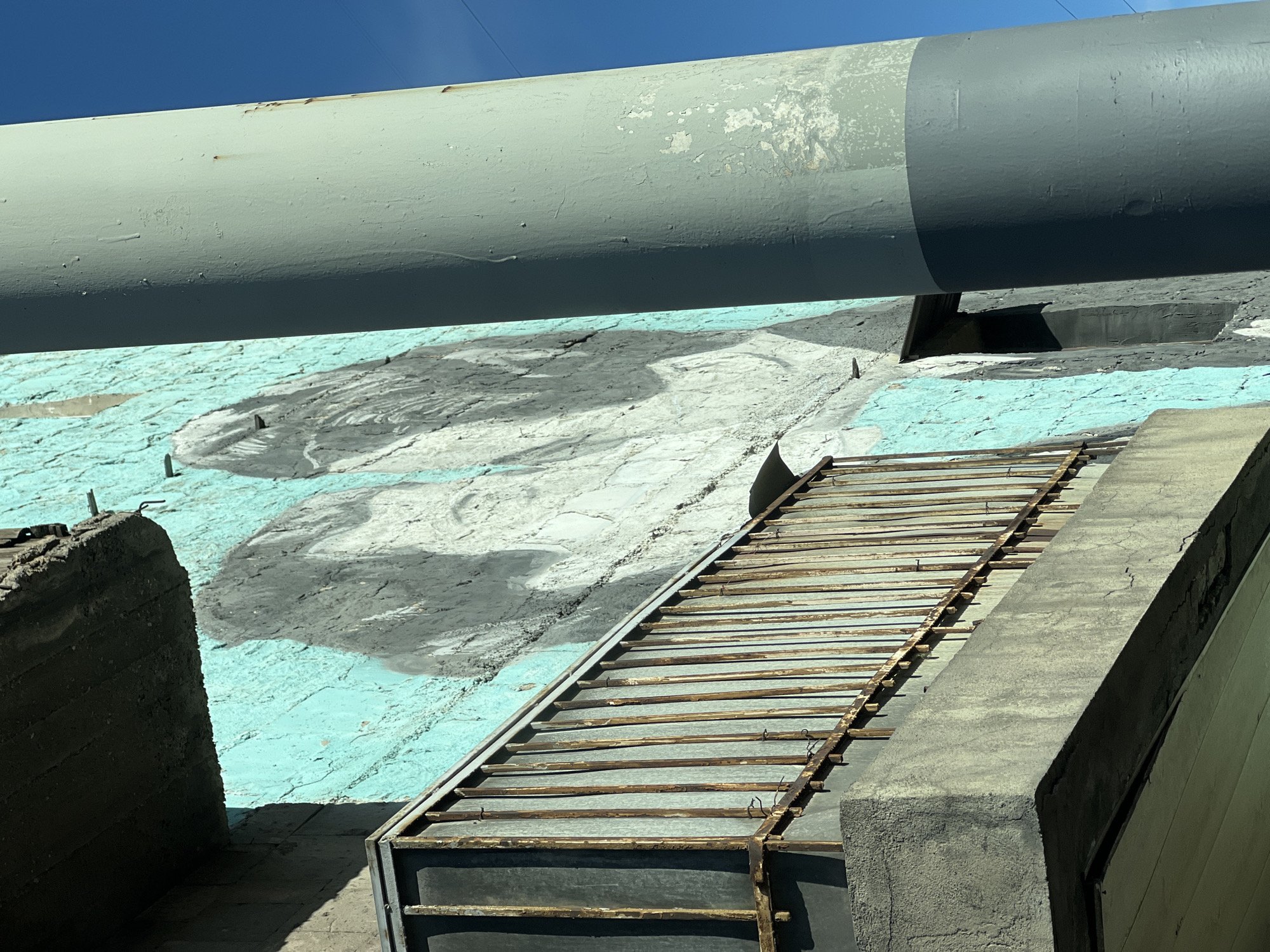 Industrial pipe infrastructure documented in Yerevan, Armenia