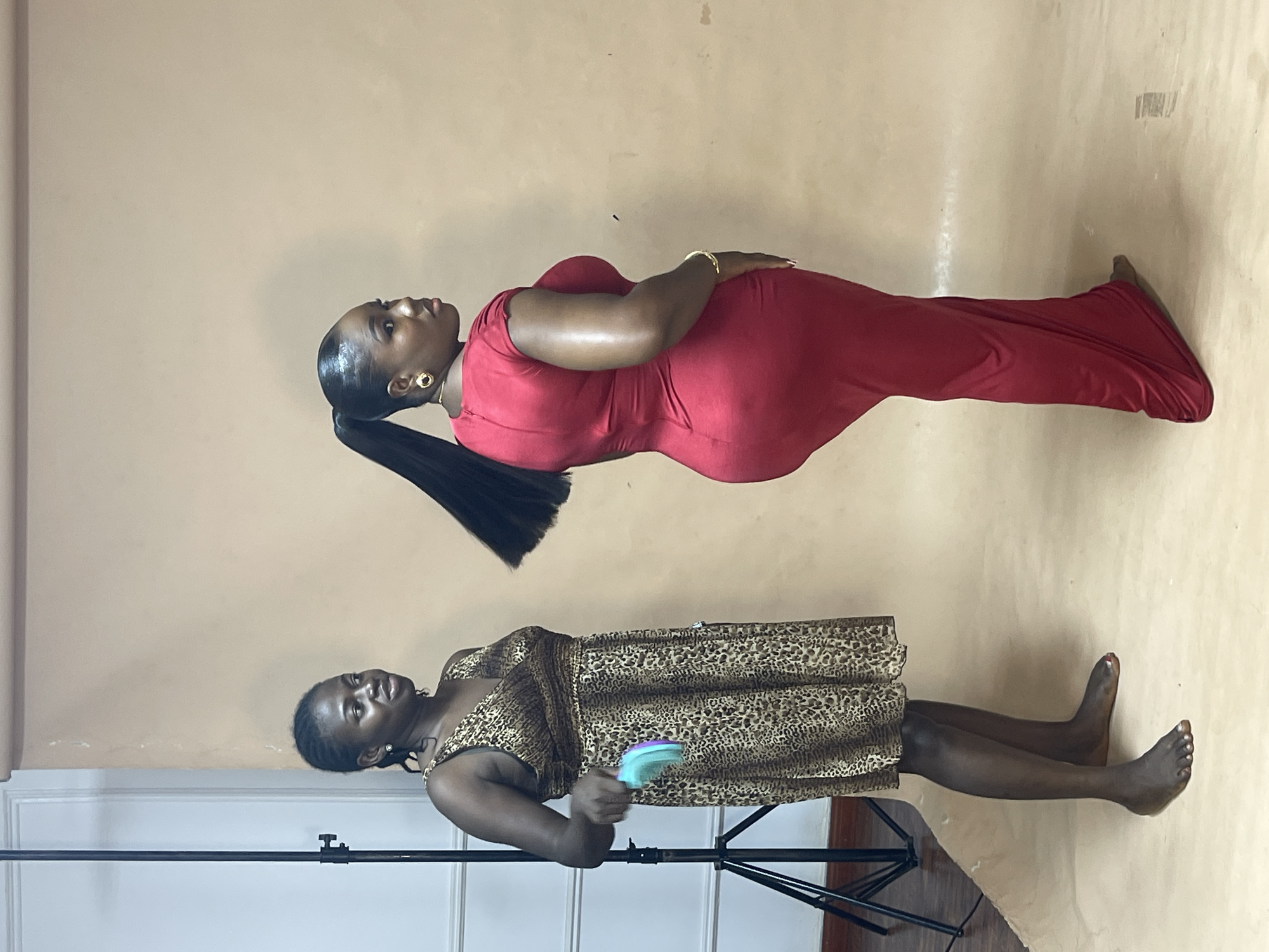 Professional portrait photography session conducted in Abuja studio