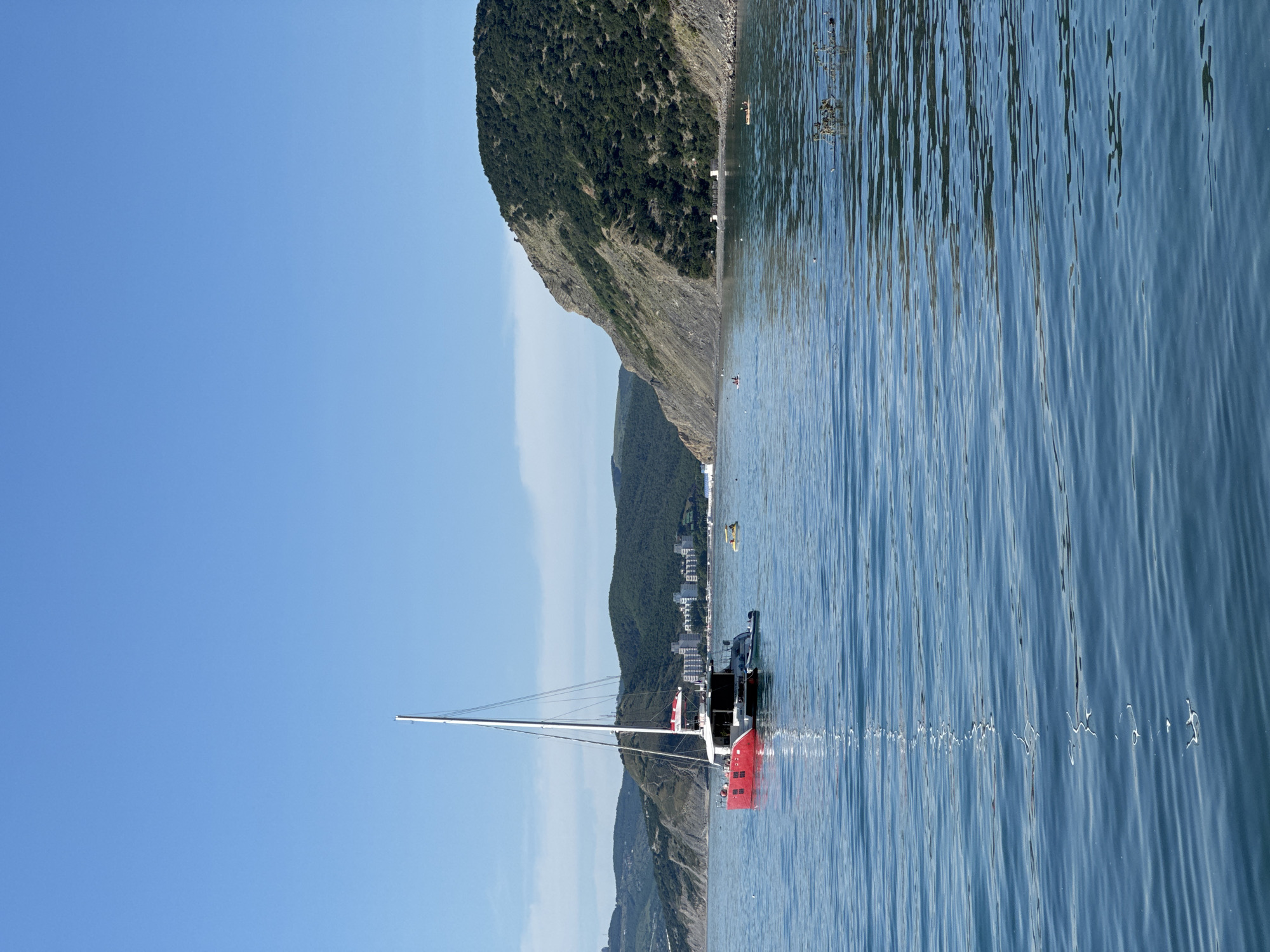 Peaceful boating activity observed off Russian Black Sea coast
