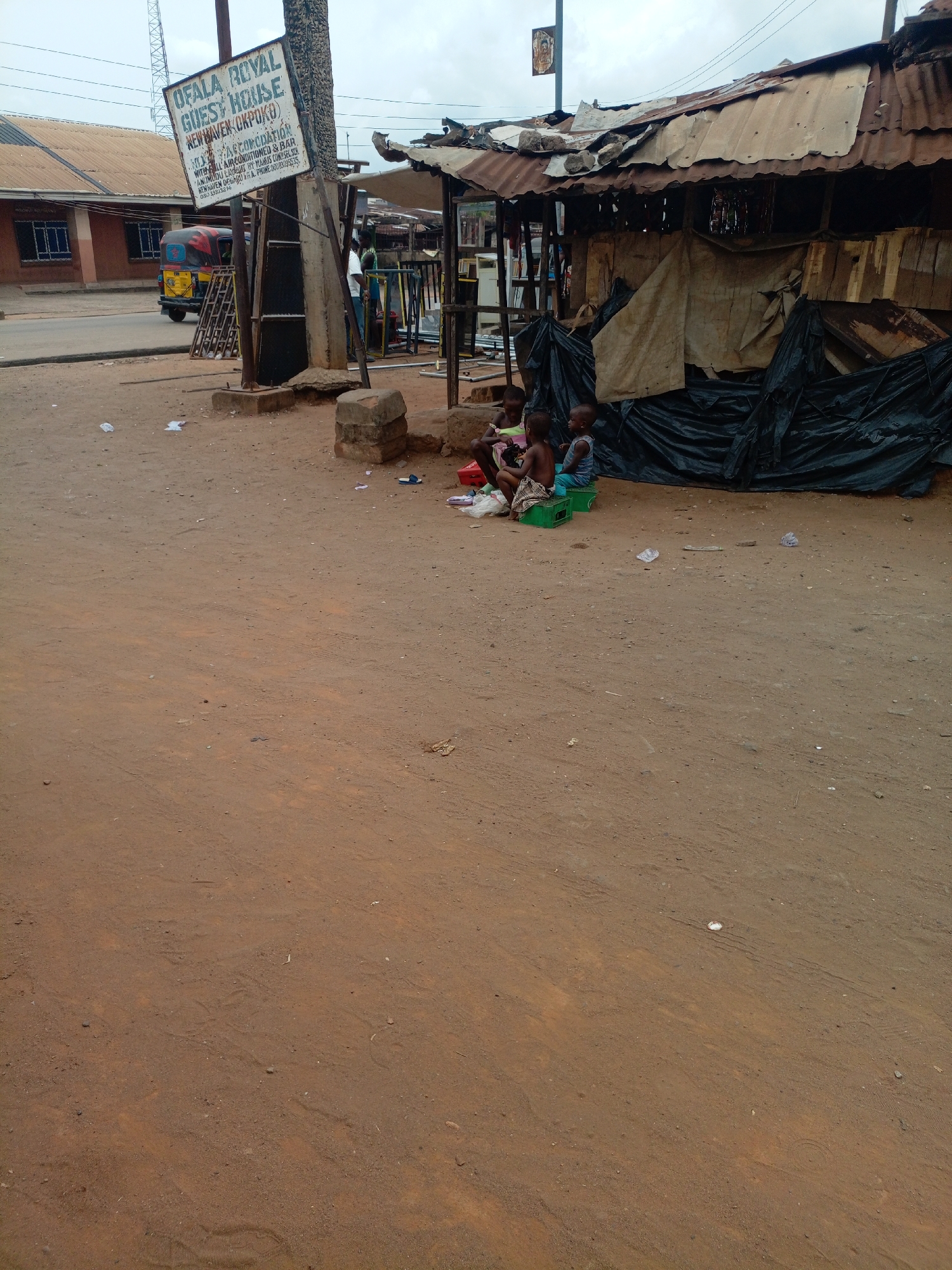 Street scene documented in New Haven Okpoko, Nigeria