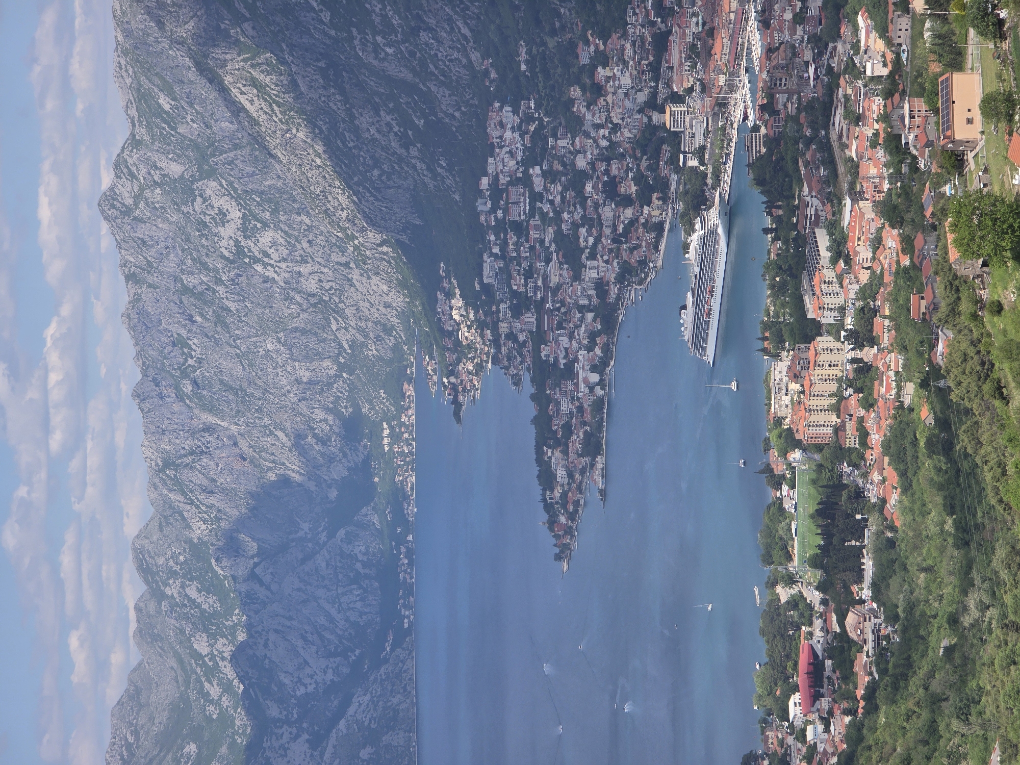 Aerial survey documents Kotor Bay from multiple Montenegro vantage points