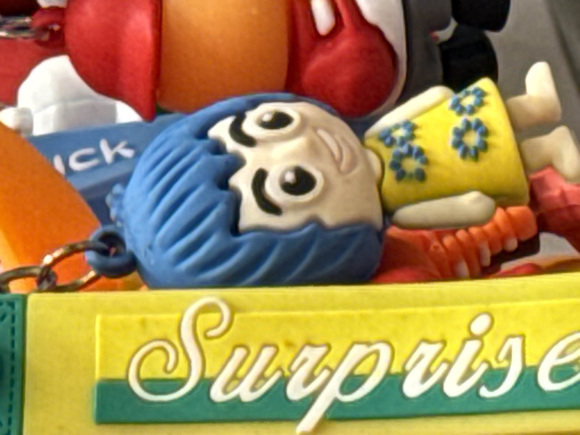 Browsing plush toys and novelty items at a Keila shop