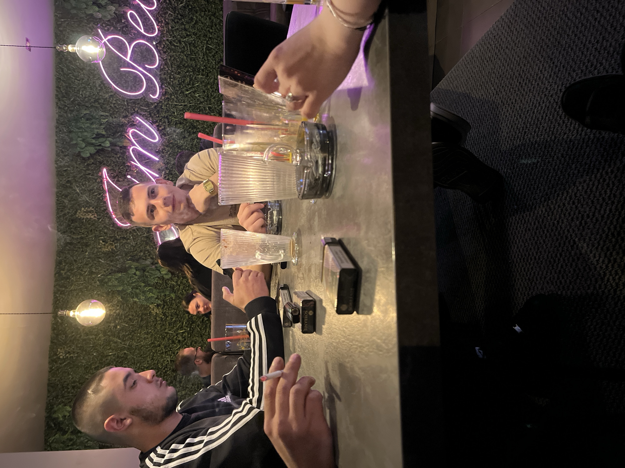 Social gathering with drinks observed in Karlovo, Bulgaria venue