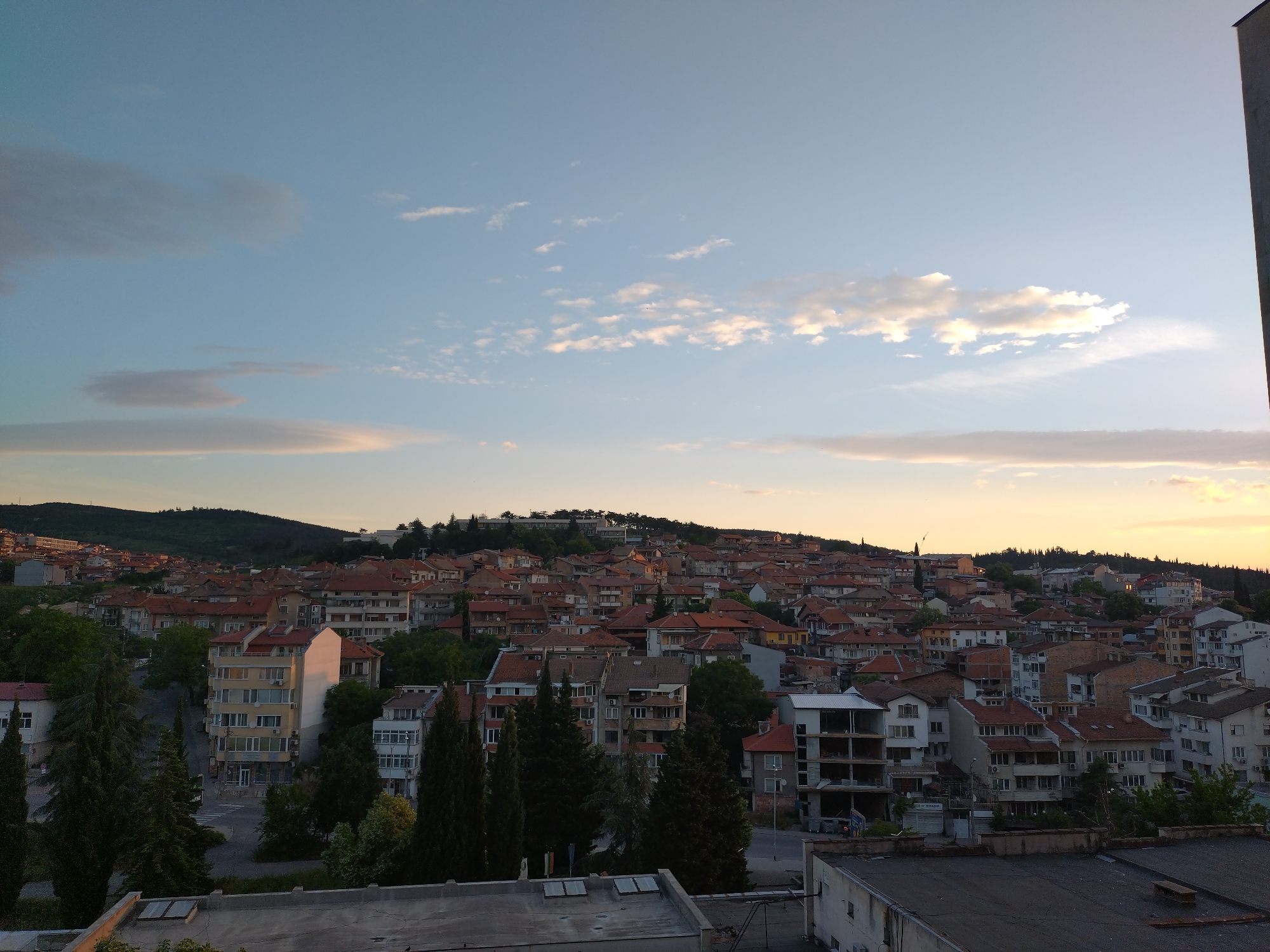 Morning domestic routine documented in Stara Zagora, Bulgaria