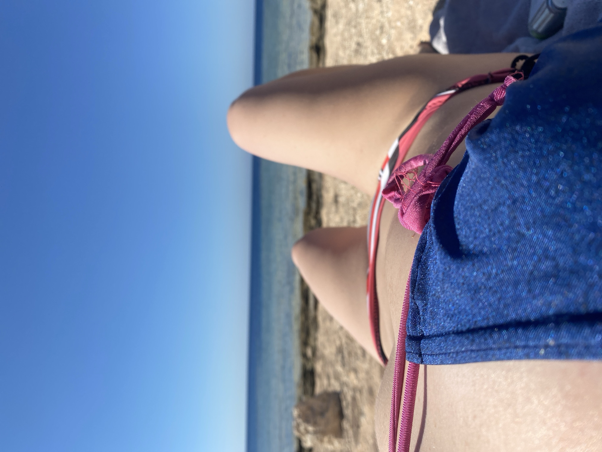 Lazy beach morning on the Red Sea coast, Sharm El Sheikh