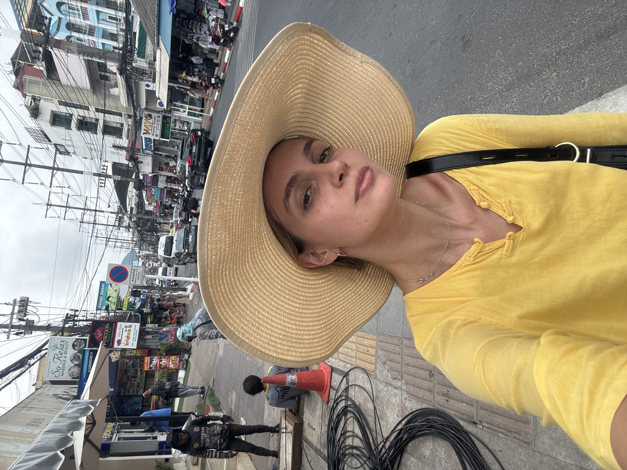 Morning street life documented in Patong tourist district