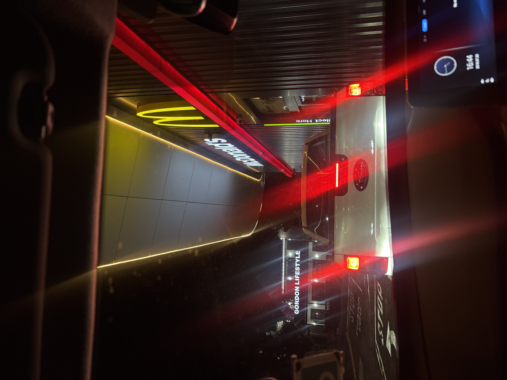 Late night McDonald's drive-thru queue in Durban
