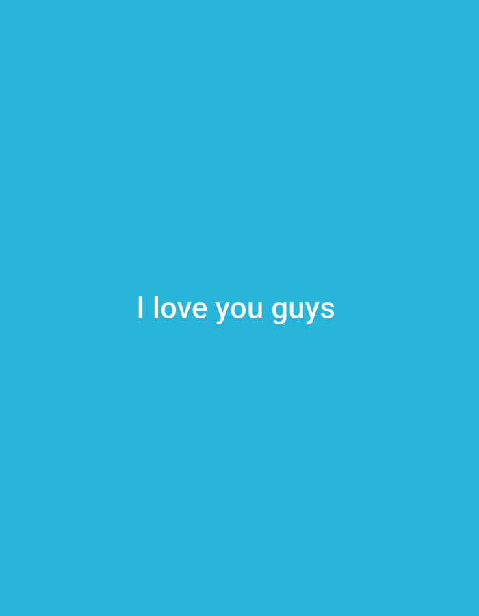 Simple text-on-color slides with short personal and devotional messages