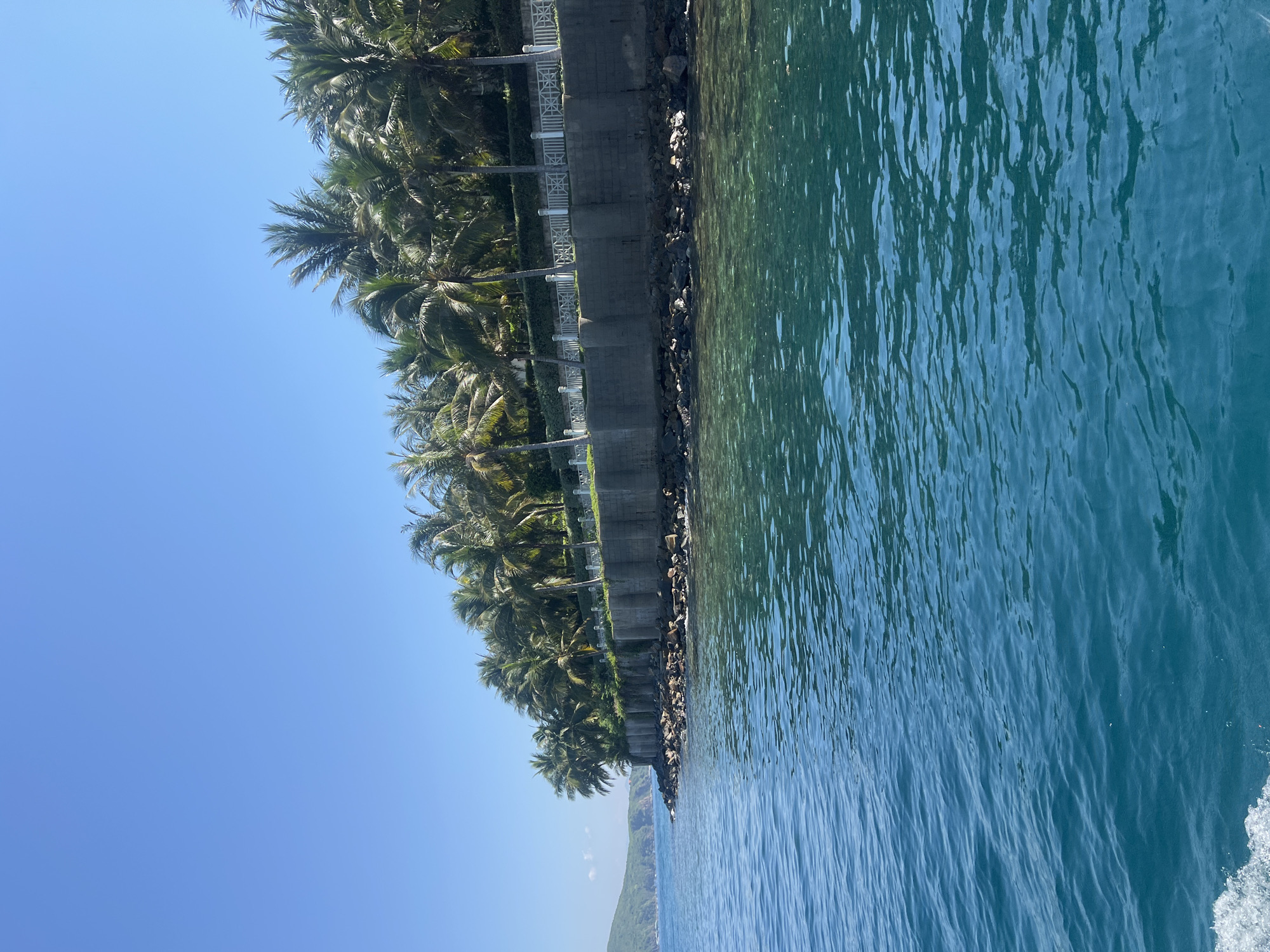 Out on the water off Nha Trang's island coastline