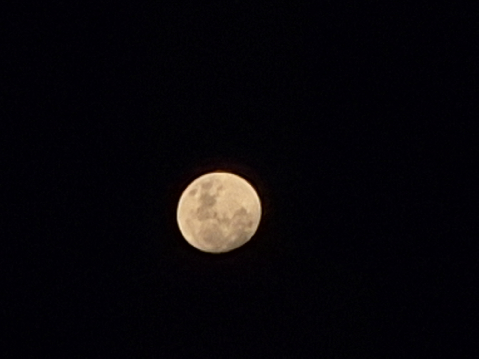 Full moon rising, shot from multiple angles on a June evening