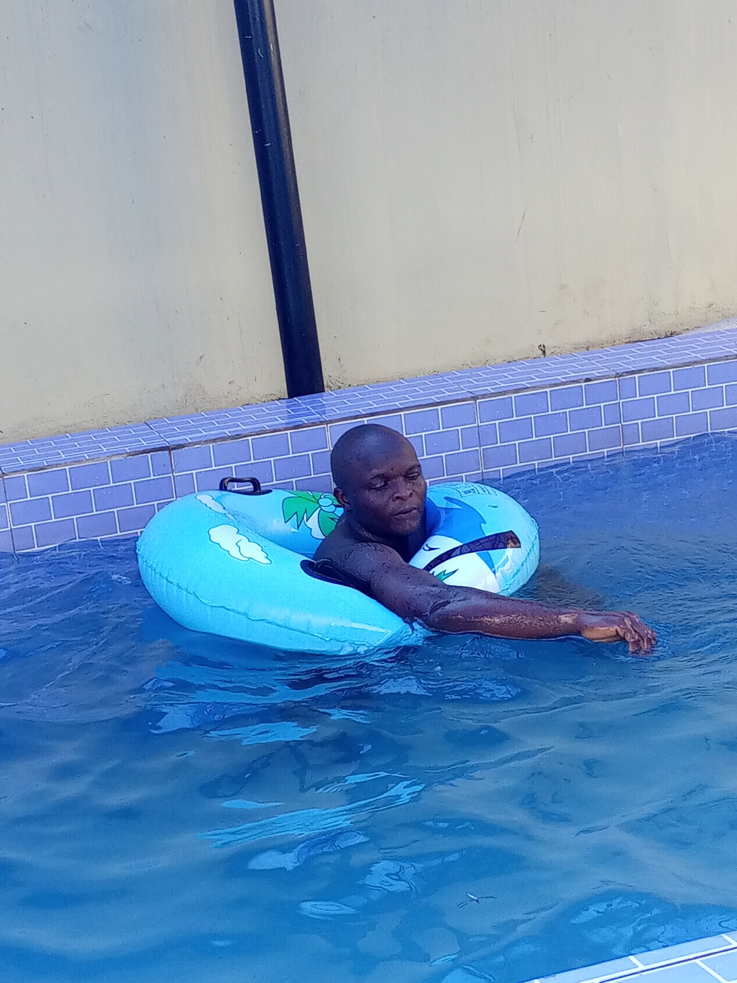 Pool scenes captured in Ankpa, Nigeria afternoon