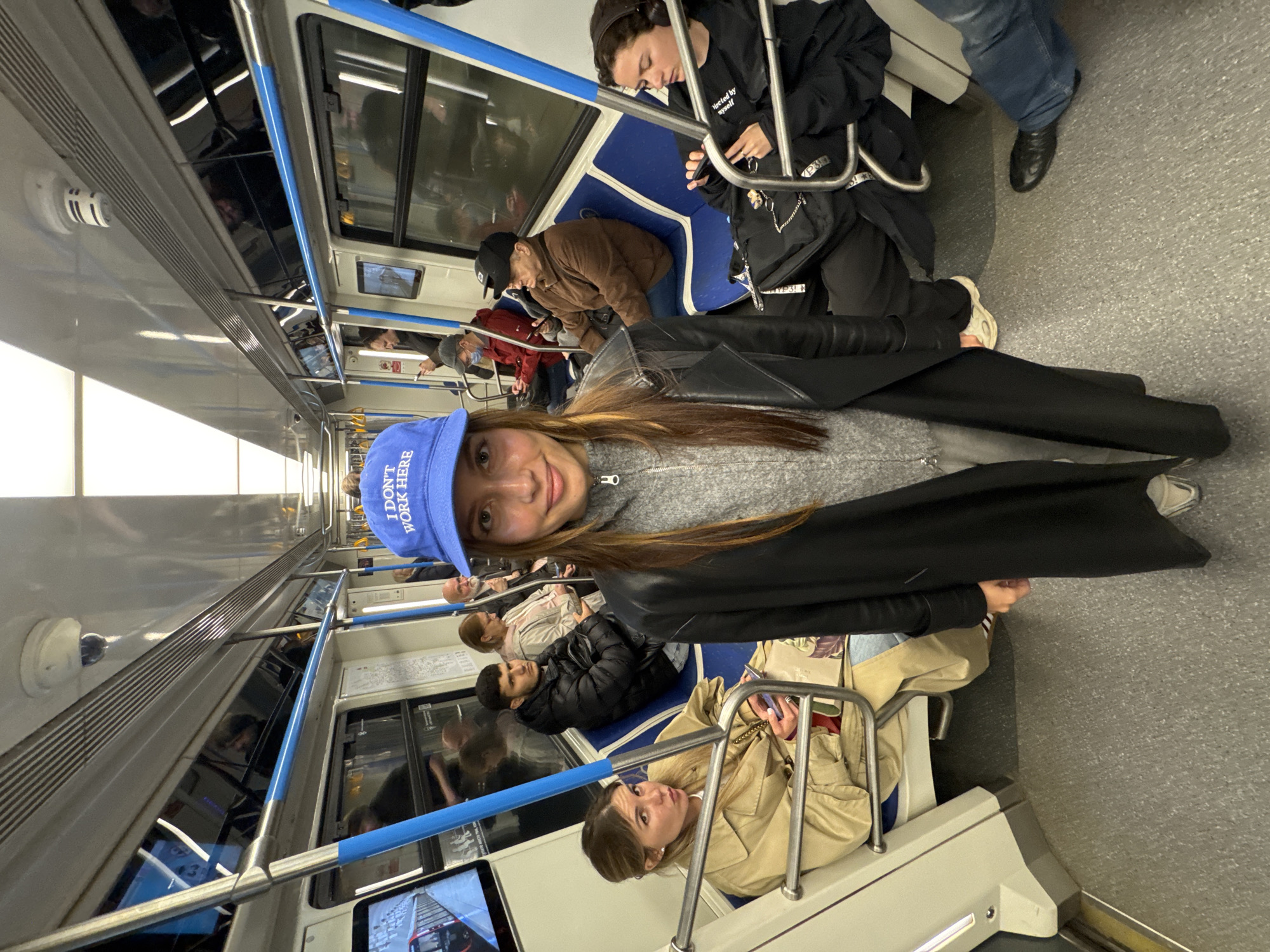 Moscow Metro Passengers, Train, Woman in Fountain Documented