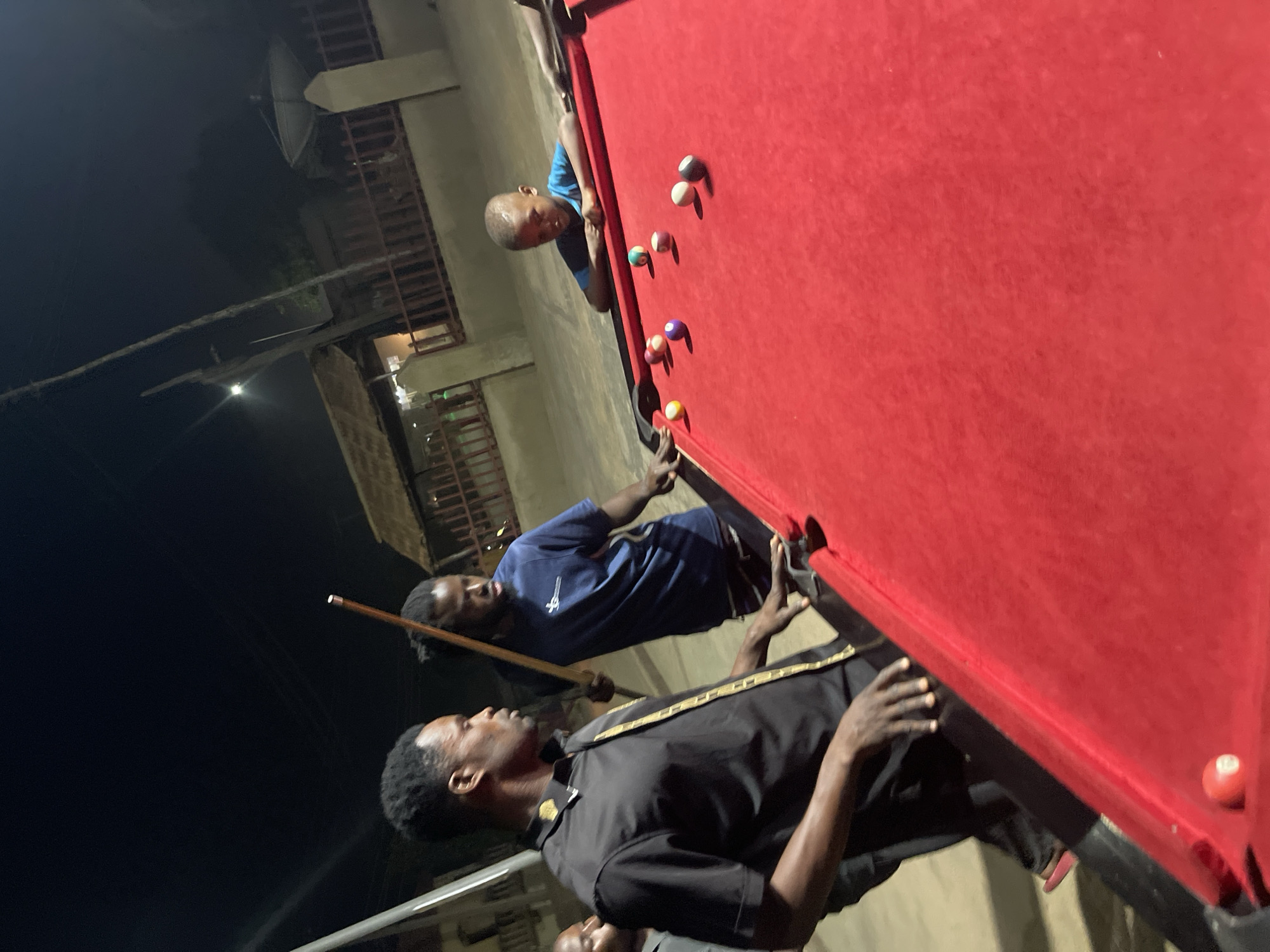 Evening pool game draws men in Unguwar Gabas