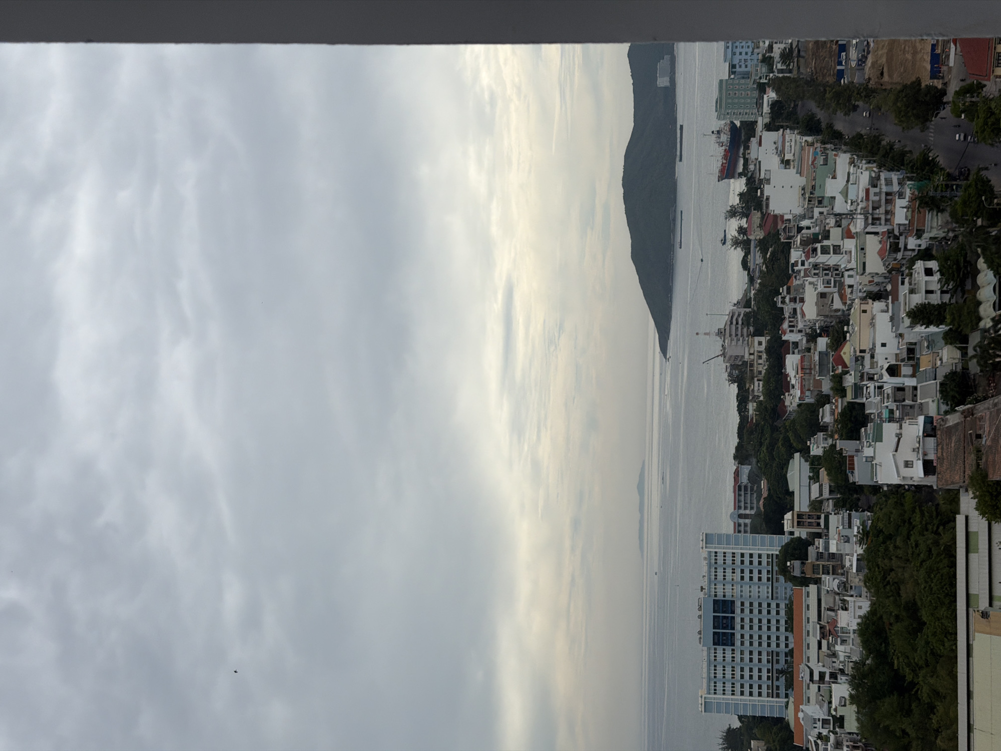 Slow morning on a Nha Trang balcony, tea and city views