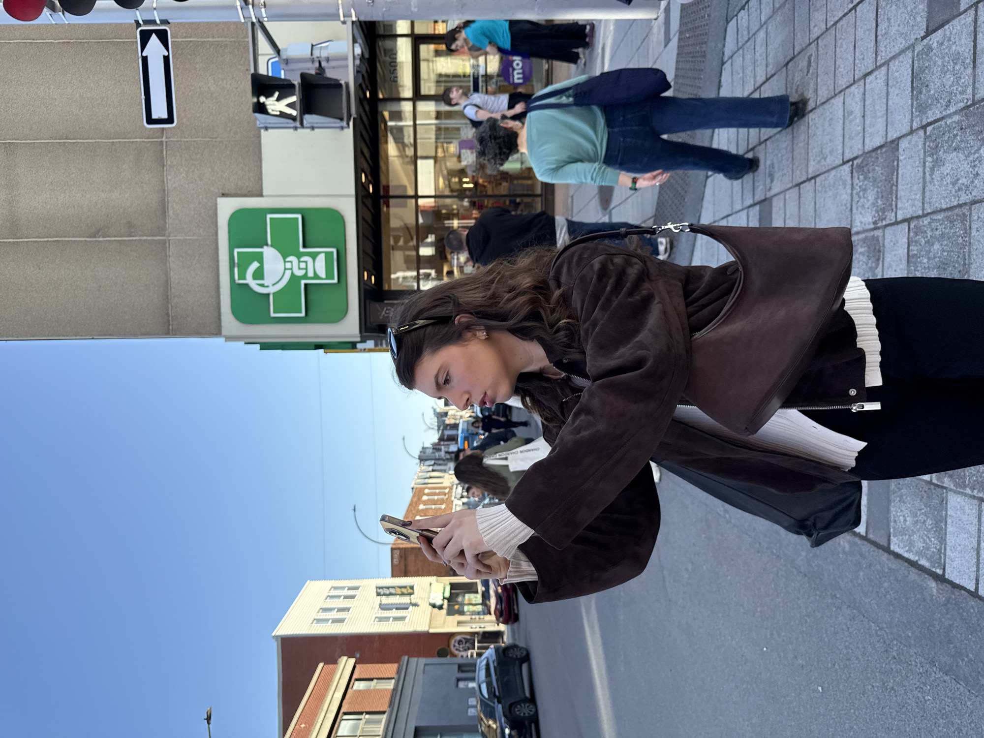 Evening street life documented in downtown Montreal