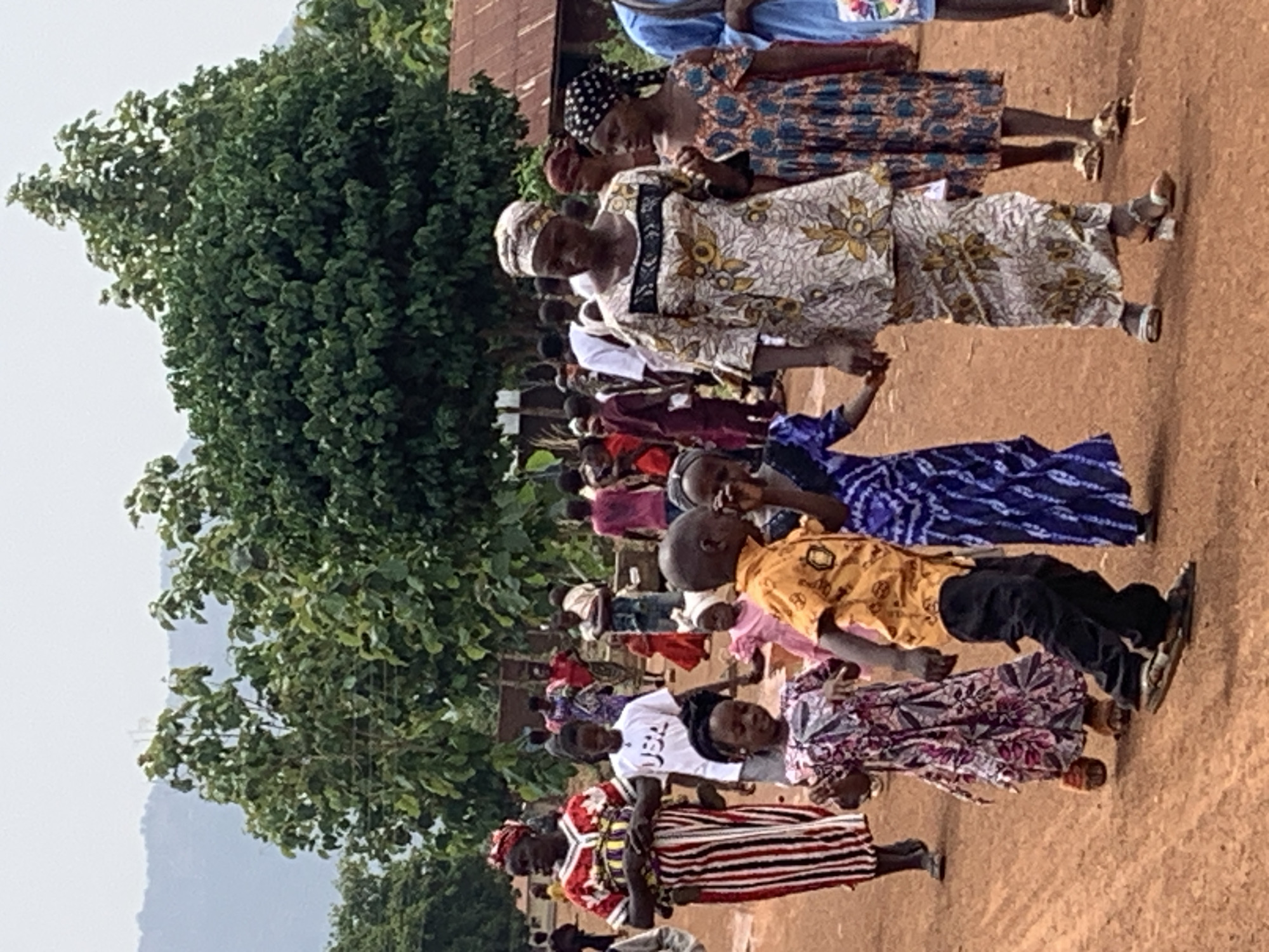 Community gathering documented across multiple locations in Agban, Nigeria