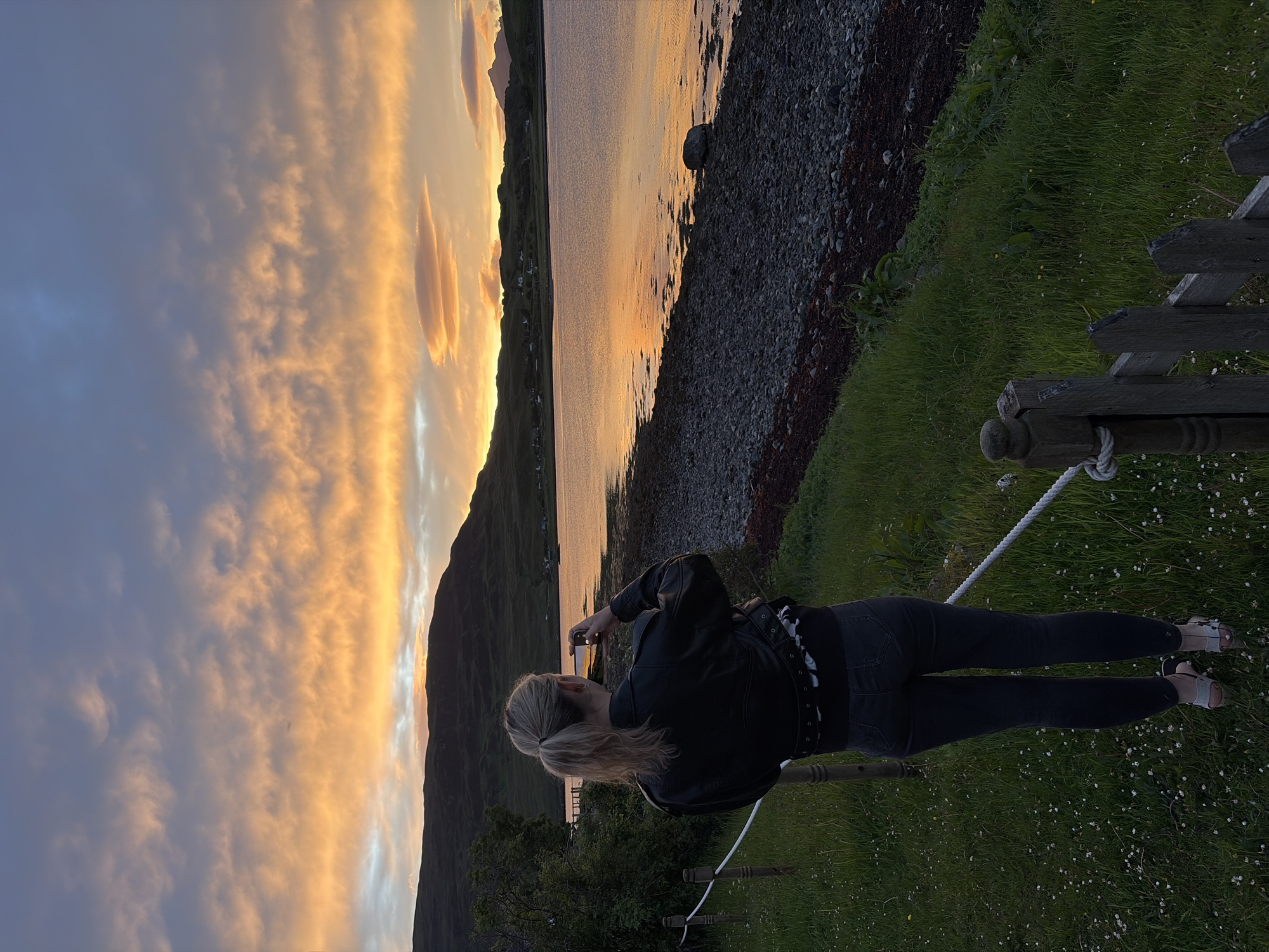 Sunset photography session documented in Sconser, Scotland