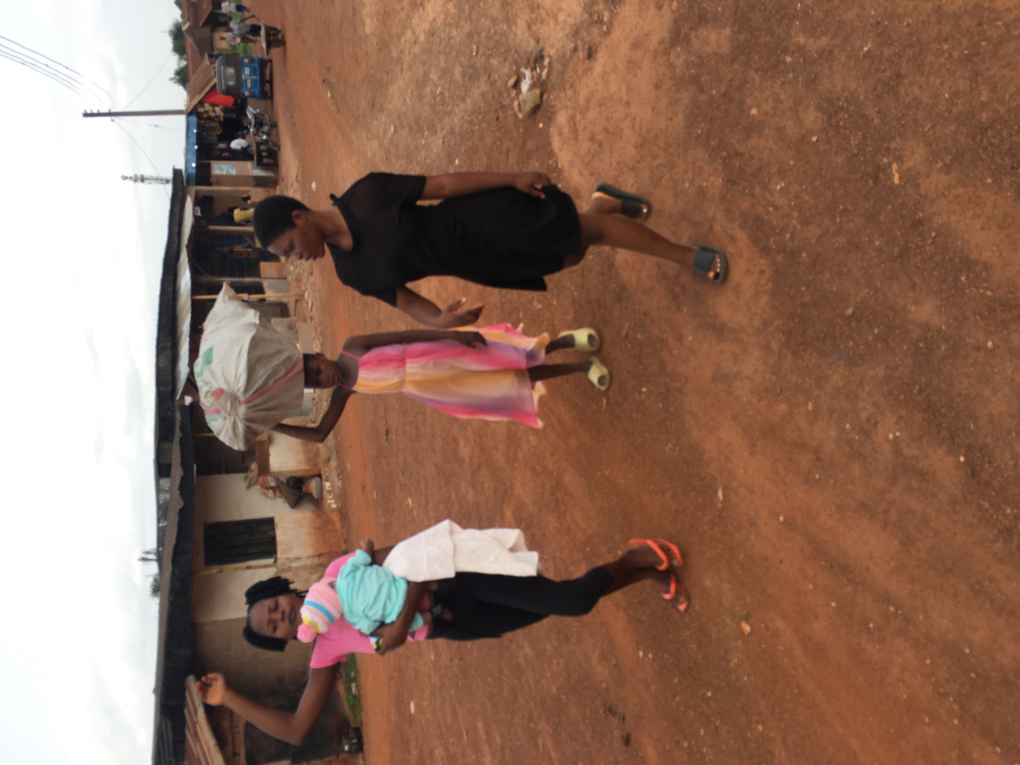 Daily life documented in Nigerian communities during afternoon hours