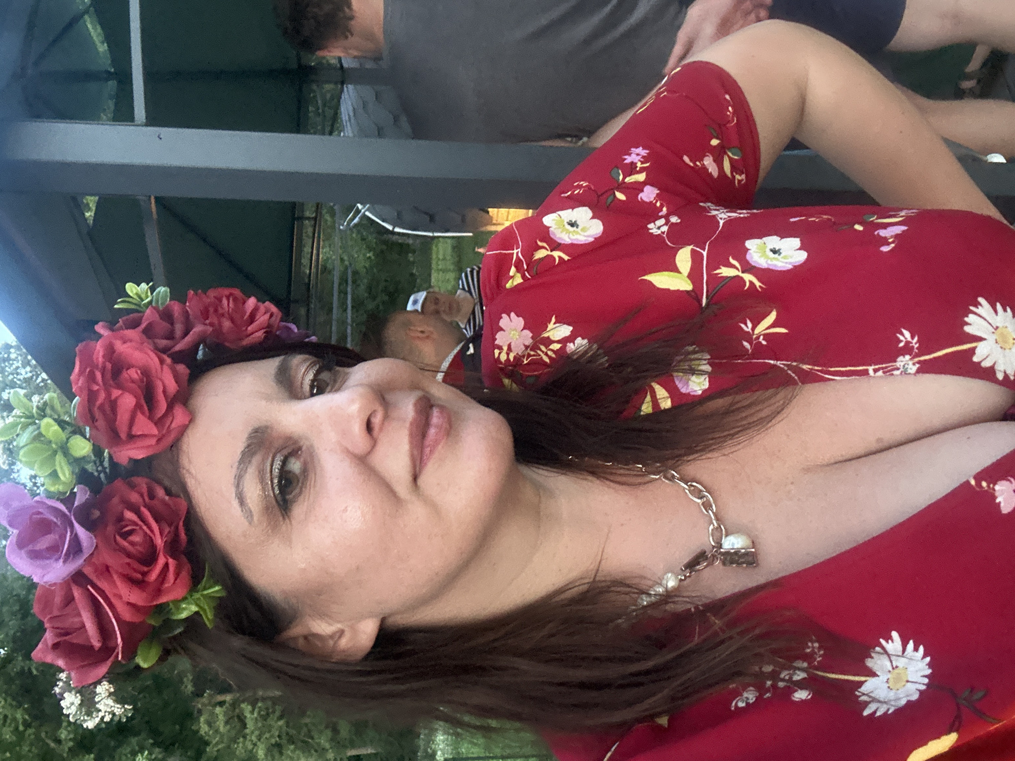 Flower crowns and an open fire on a Riga summer evening