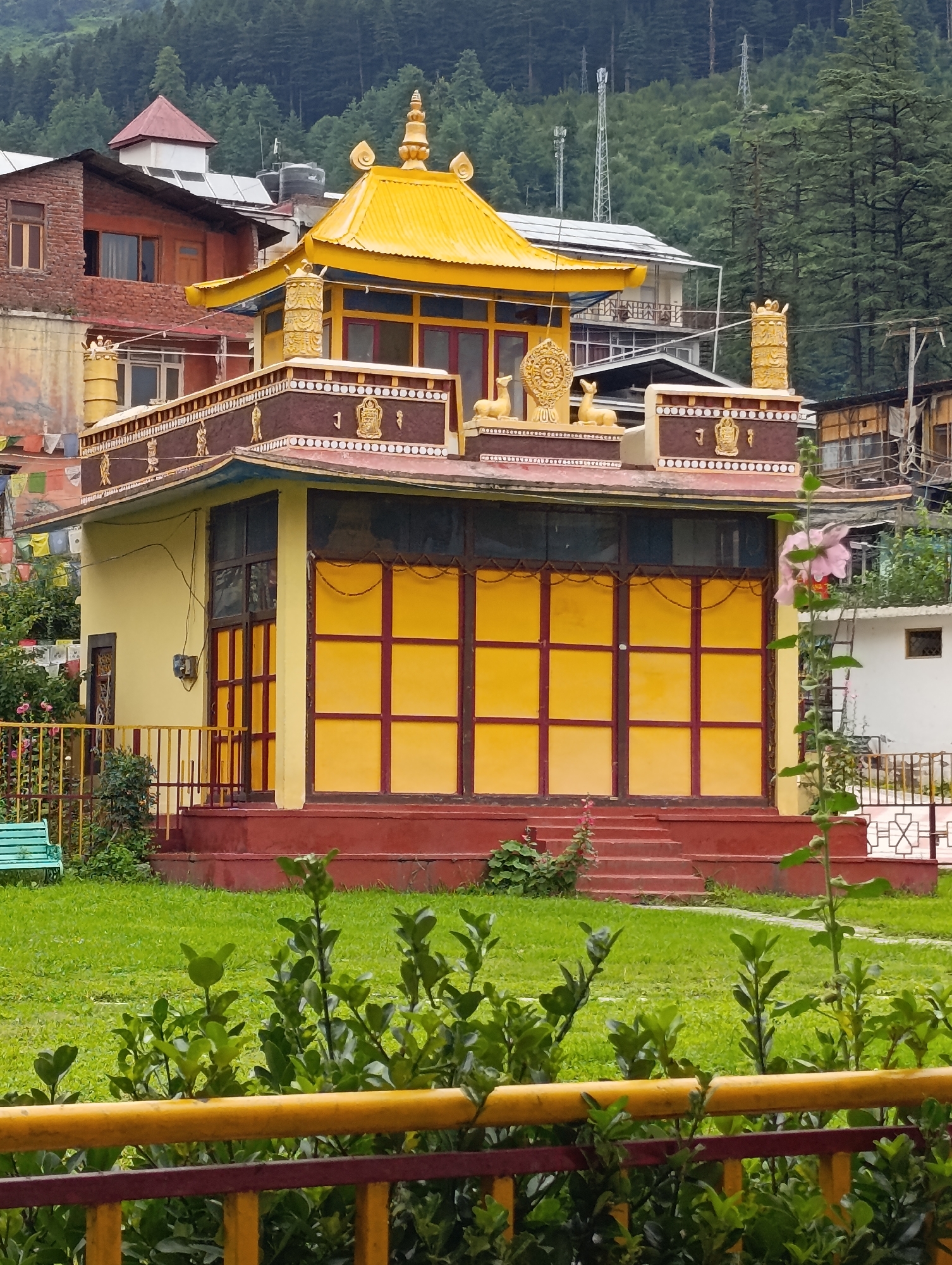 Morning at Tashi Lhunpo Monastery, Manali