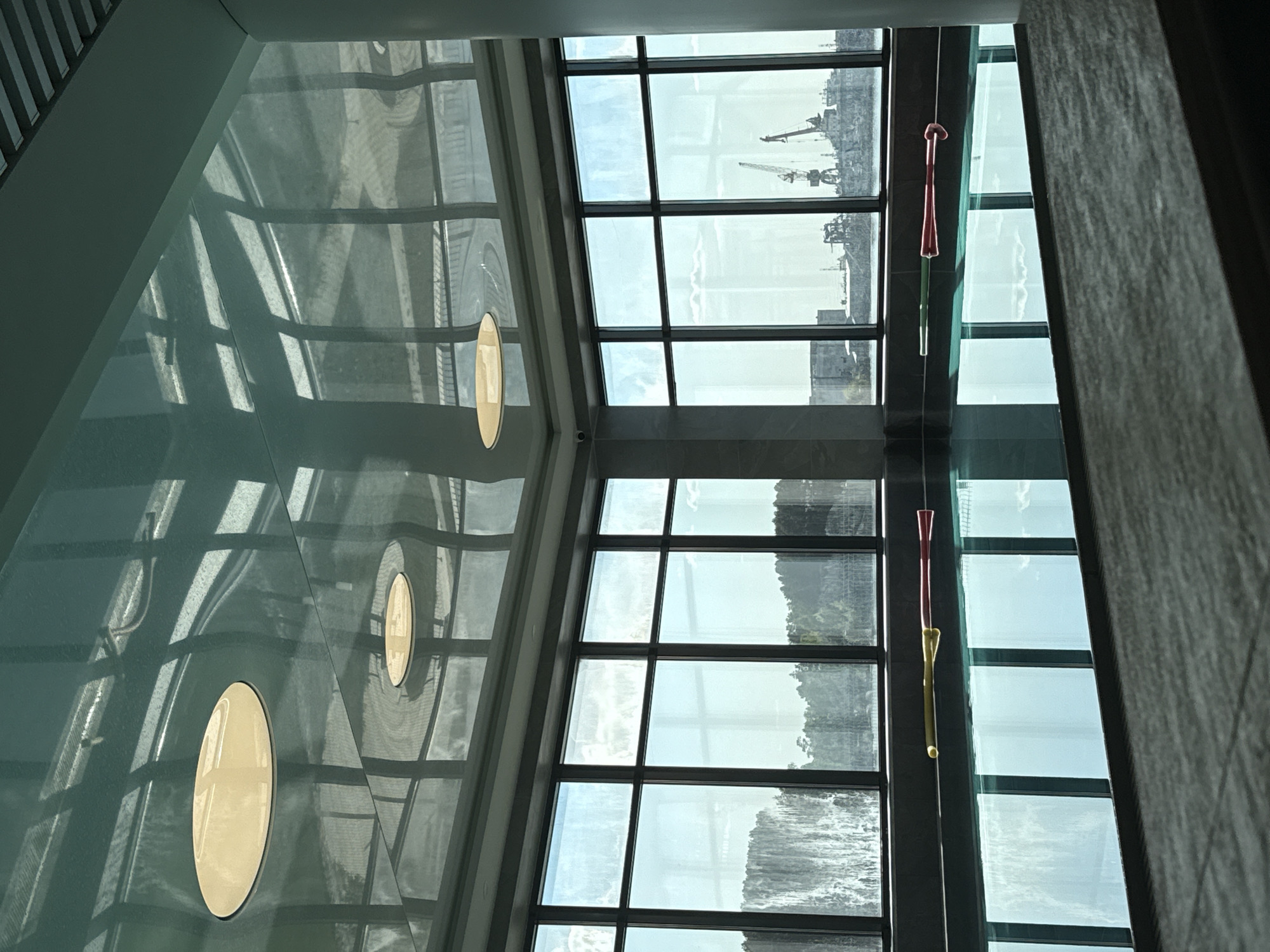 Indoor window observations capture cityscape, landscape, and water views