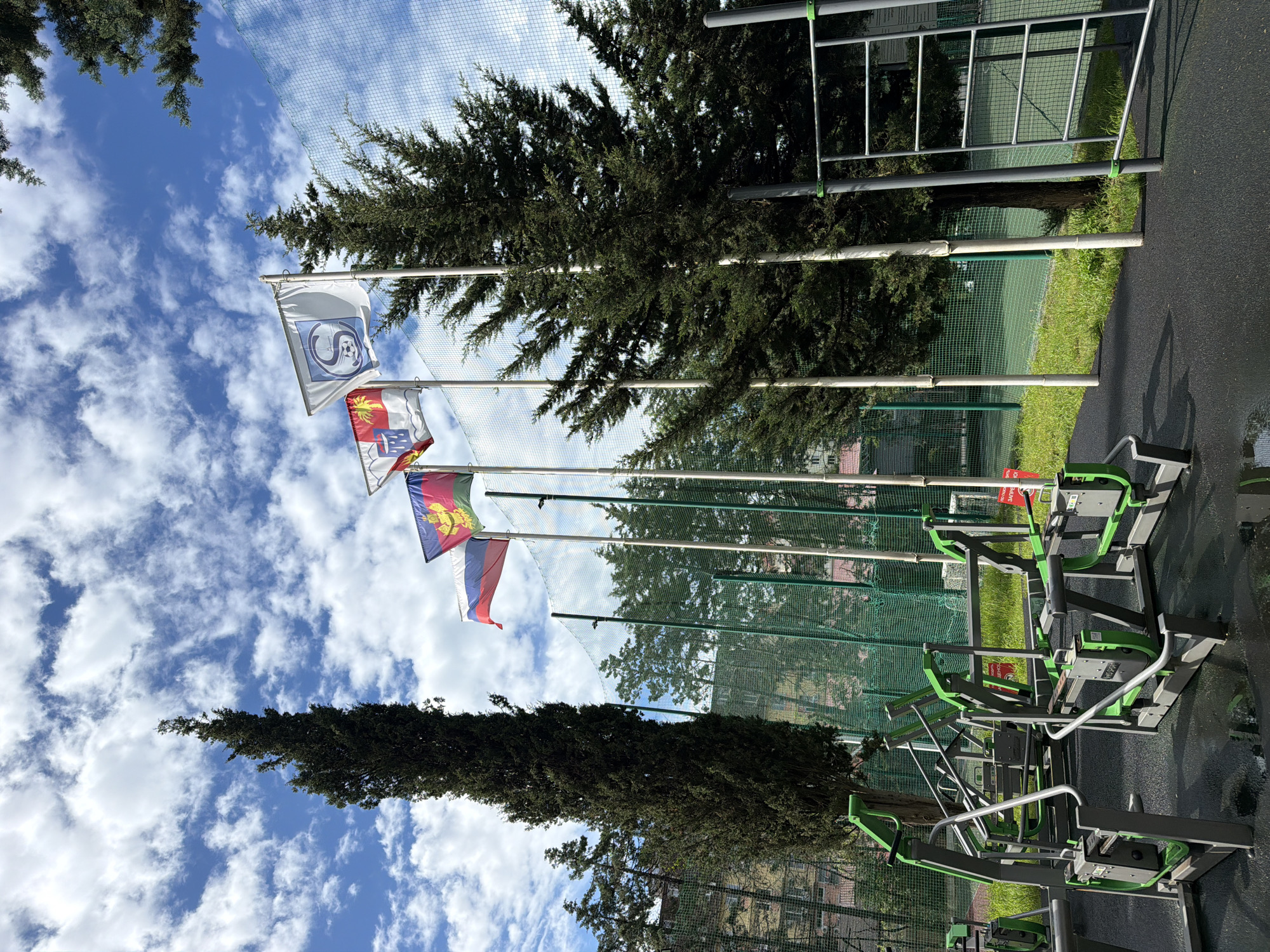 Morning scenes documented across Sochi showing soccer, cathedral, civic life