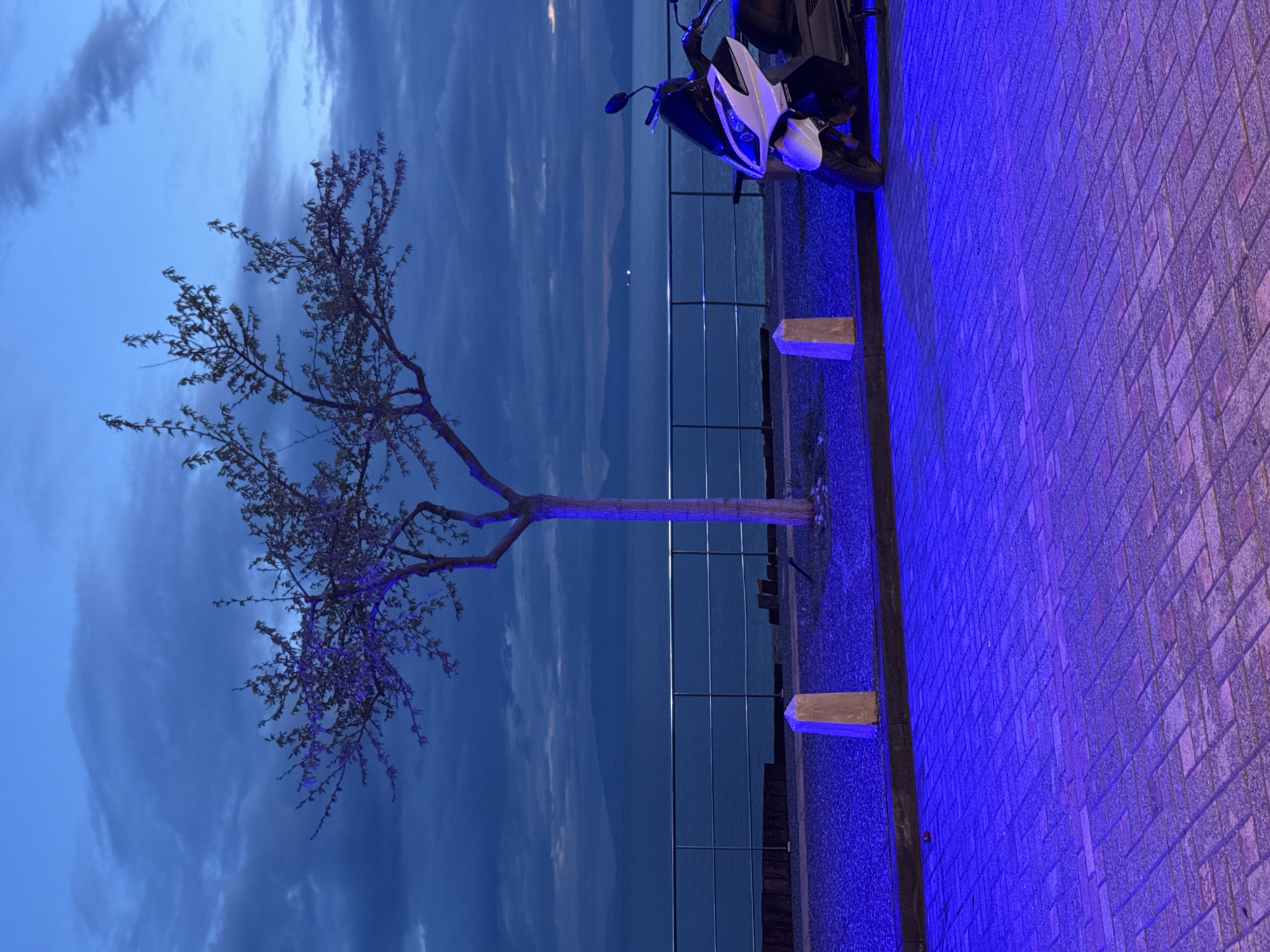 Evening scenes captured in Greek coastal town