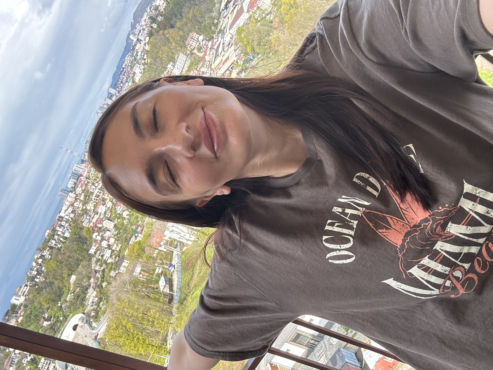 Woman documents morning moments with baby in Sochi apartment