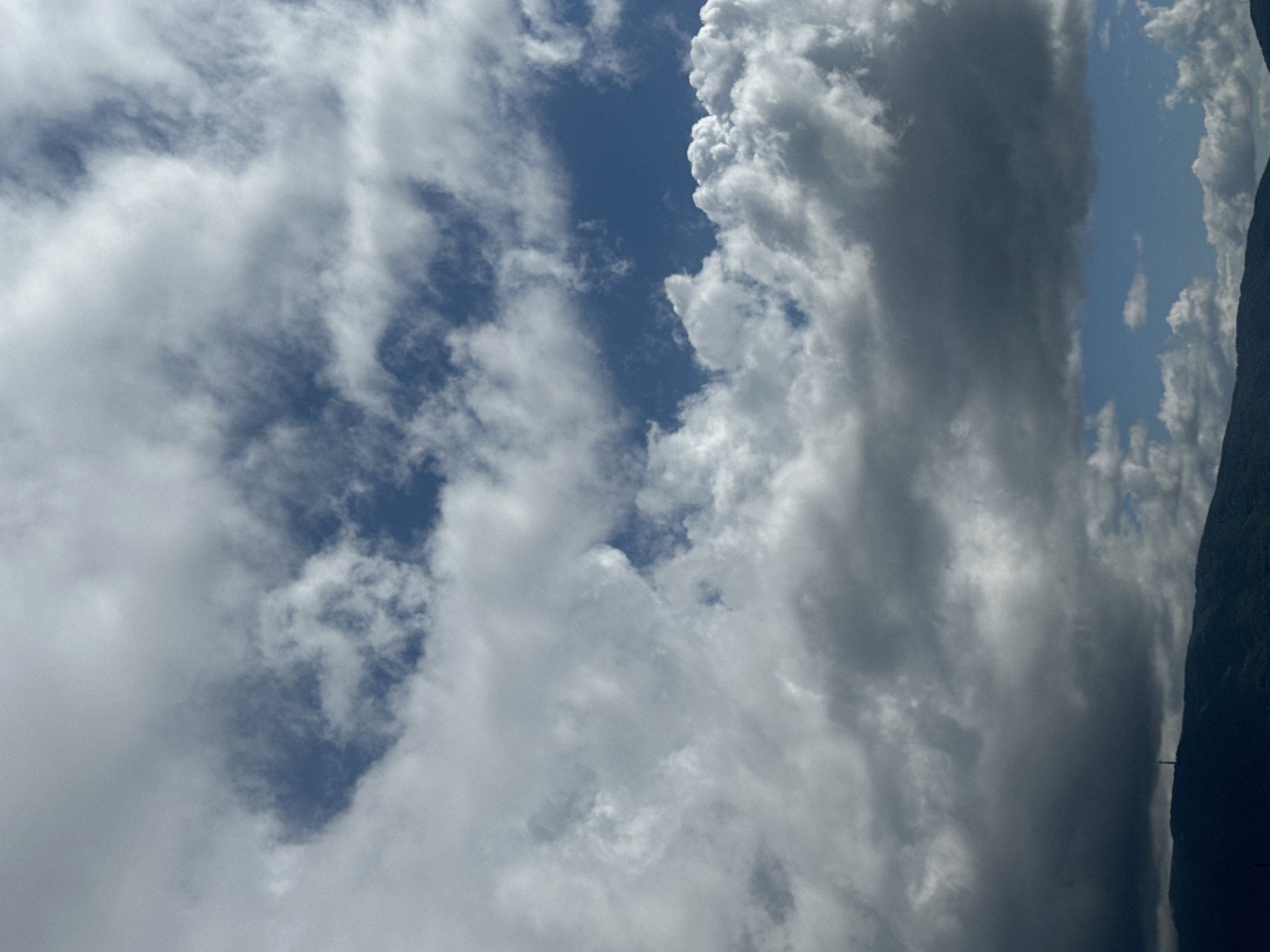 Dramatic clouds form over Sofia mountains Thursday afternoon