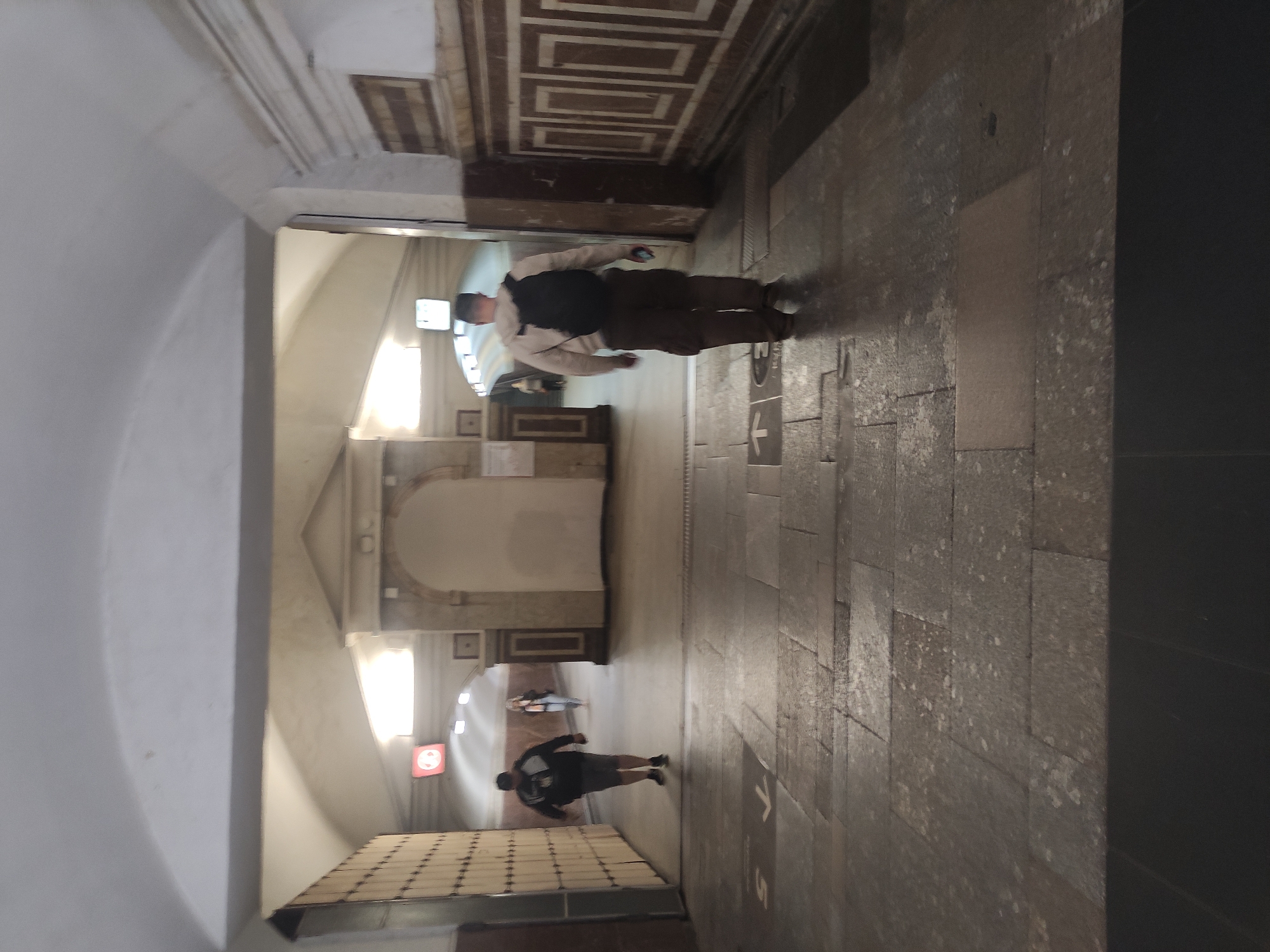 Witness documents cultural venue visit with Russian exhibitions, architecture