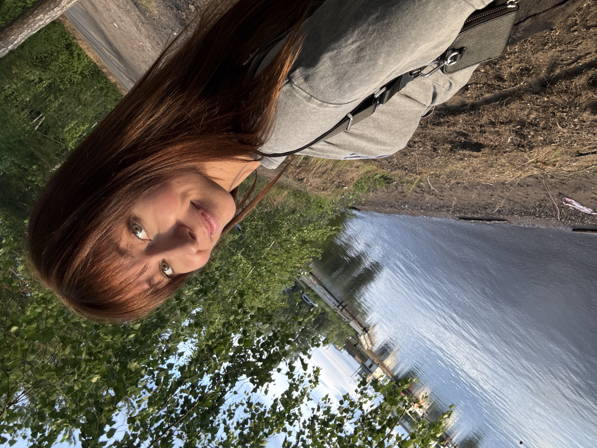 Sunset by the water in Chaikovsky, selfies and scenery