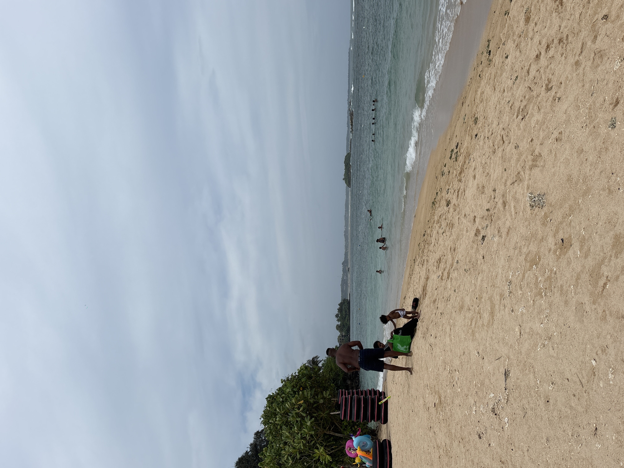 Morning beach life captured in Weliweriya, Sri Lanka