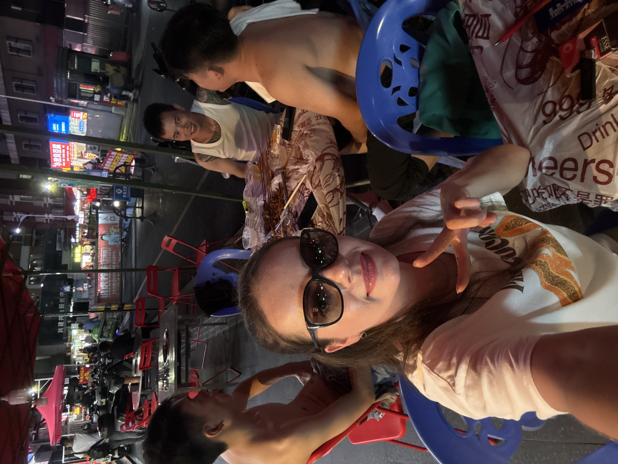 Evening street food and skewers in Nanshan District, Shenzhen