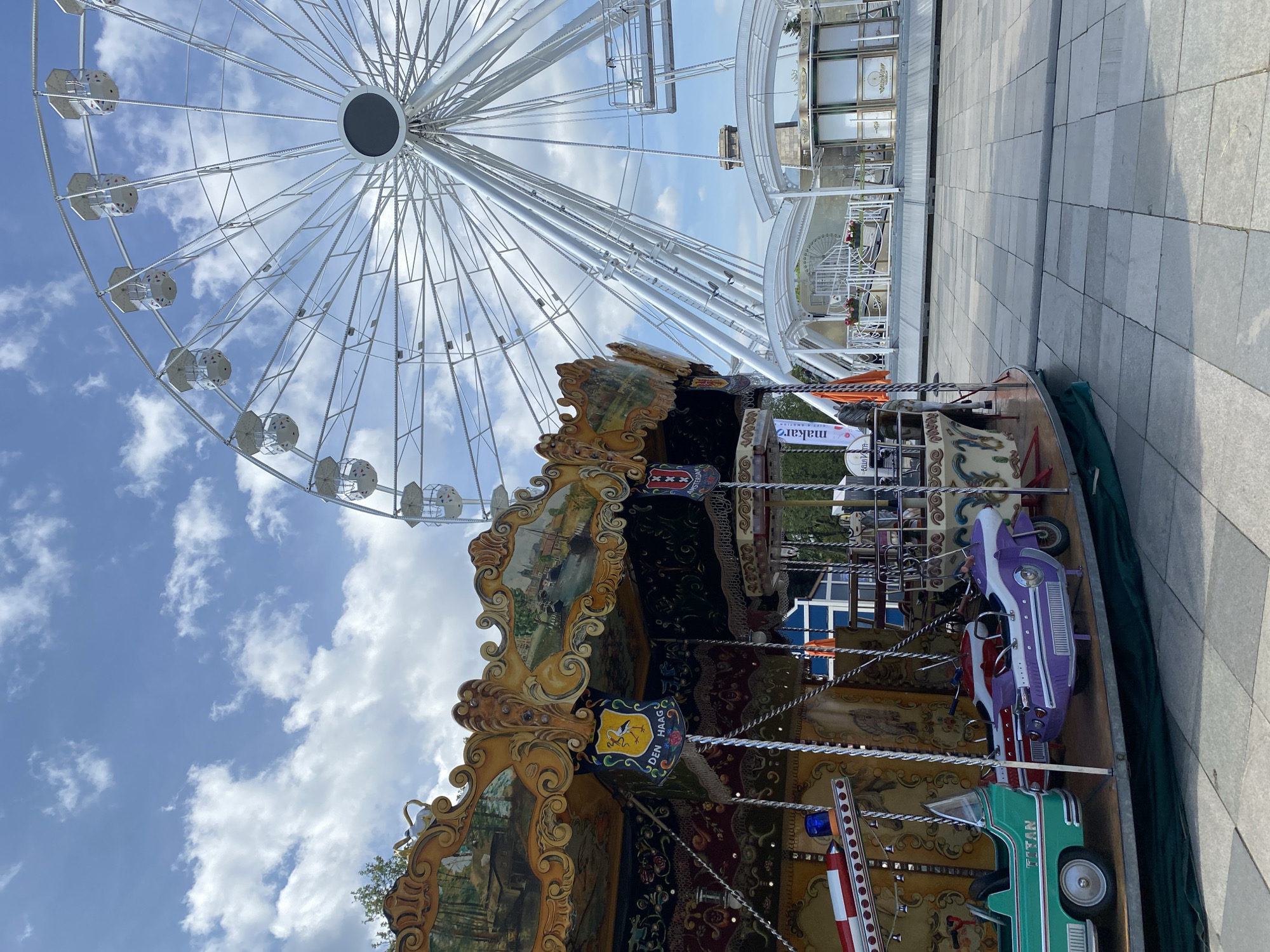 Morning scenes from Sofia: amusement park, dog walk, transit