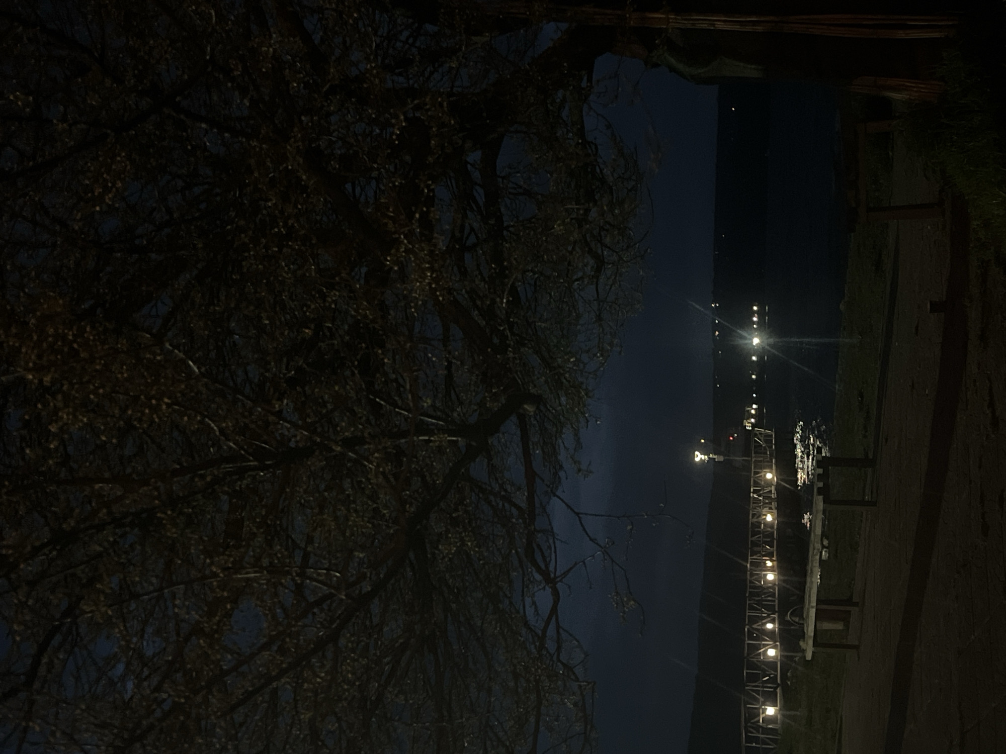 Nighttime waterfront scenes captured in Казашко, Bulgaria