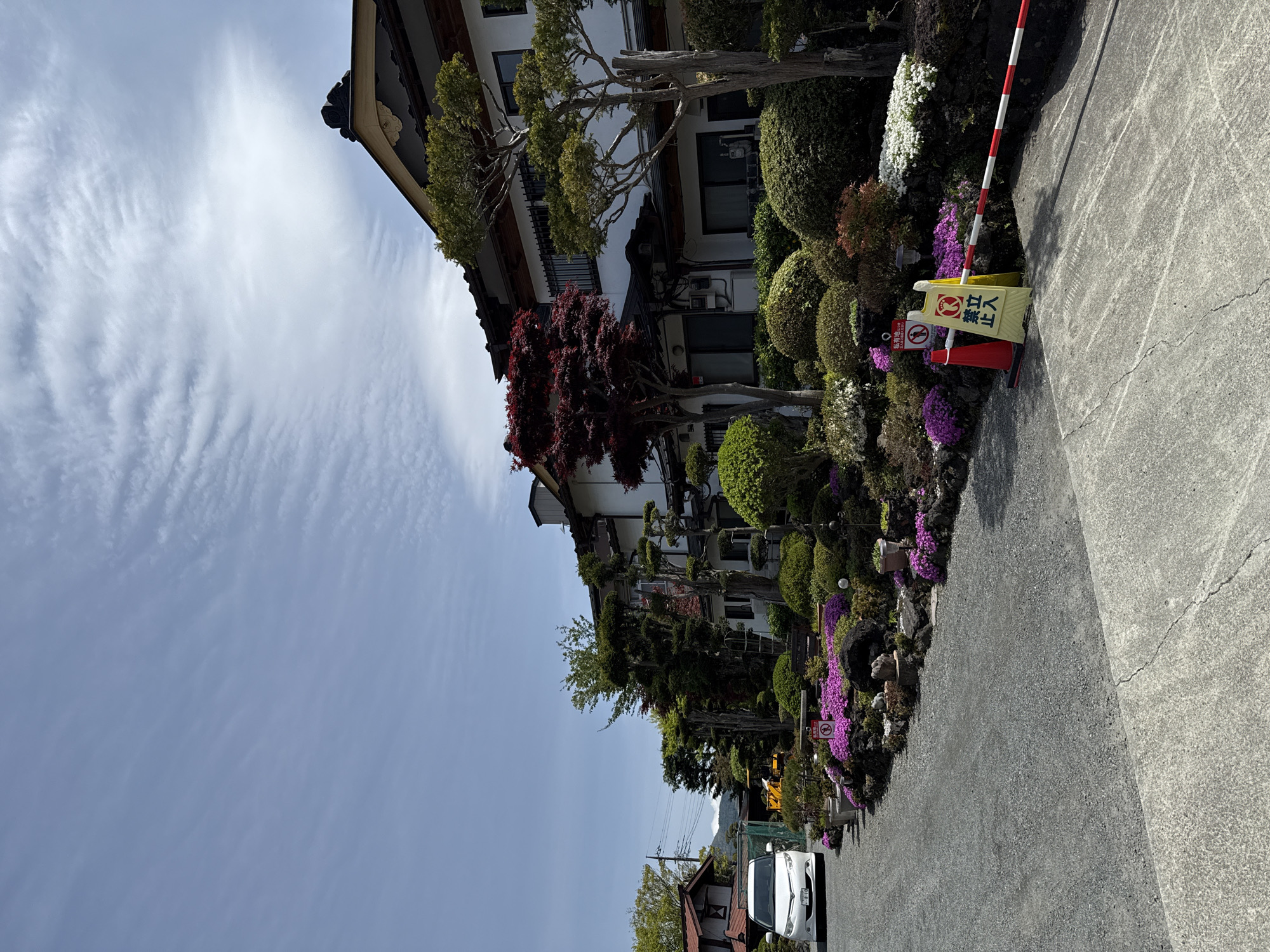 Traditional Japanese scenery with Mount Fuji documented in Oshino
