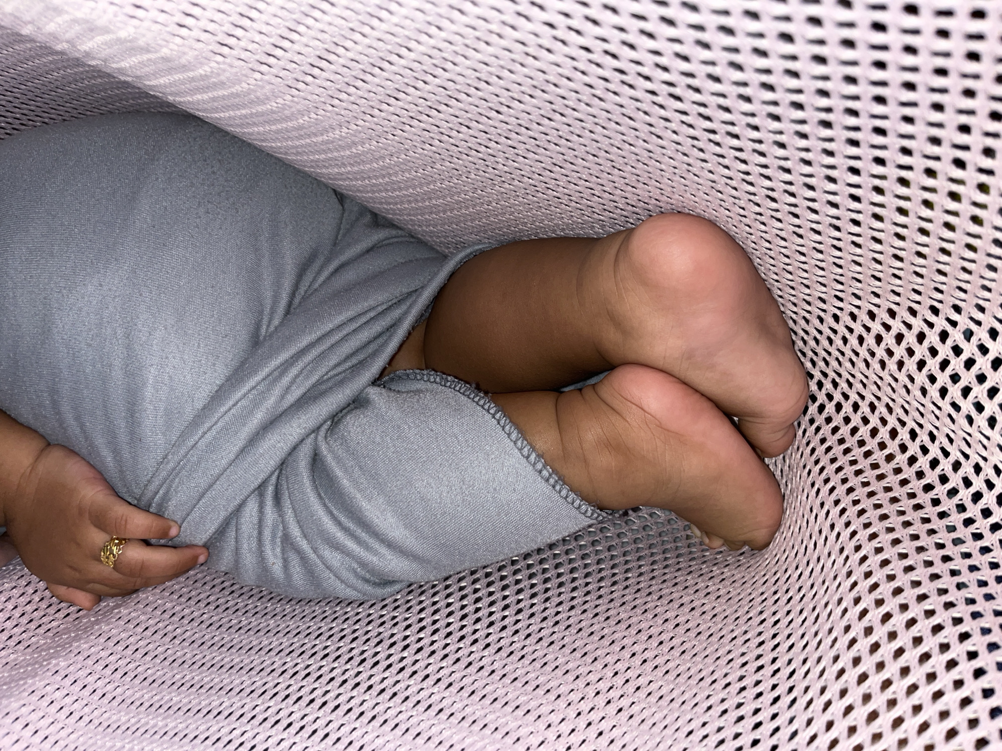 Domestic life documented in Indonesian household during morning hour