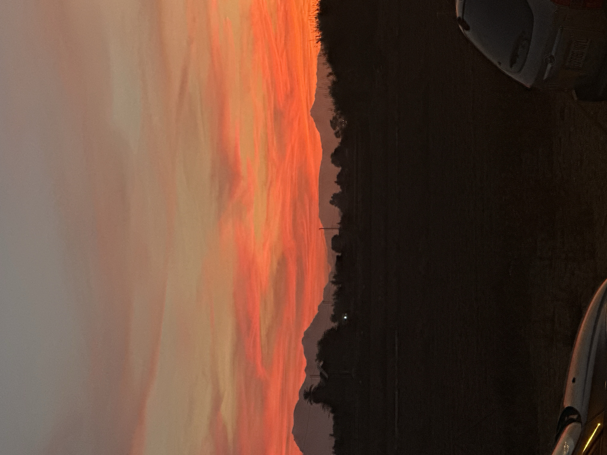 Dramatic sunset documented over rural Los Palacios, Spain
