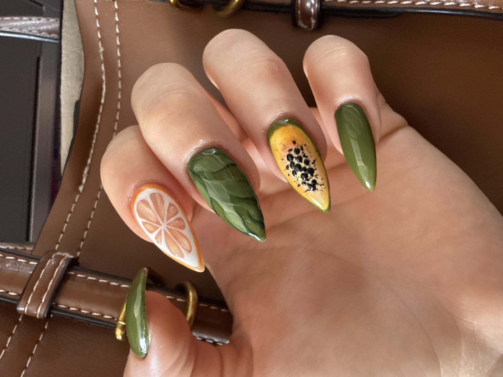 Airplane cabin moments and nail art detail, Sofia