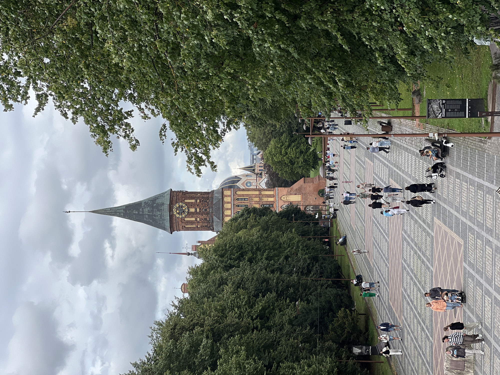 Kant Island Cathedral and street music, Kaliningrad