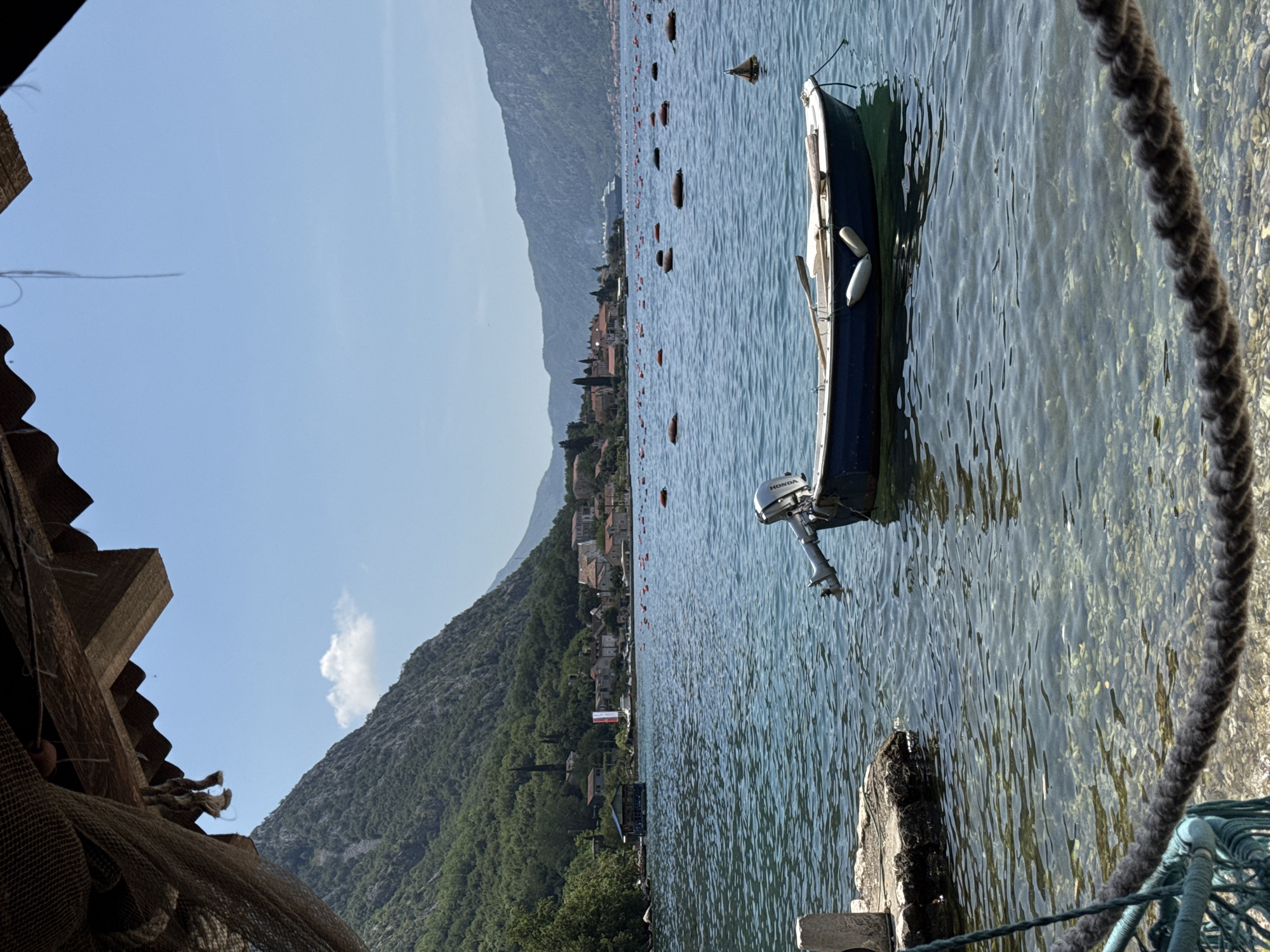 Morning coastal life documented in Montenegro fishing village