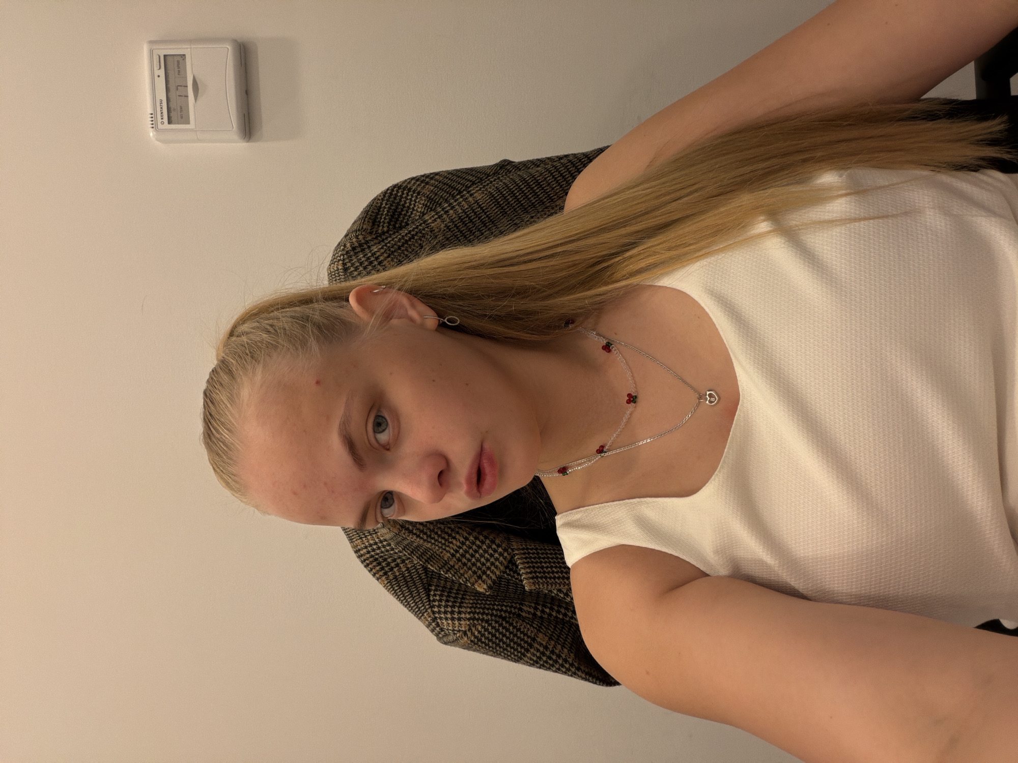 Woman documents selfie session in Izhevsk bathroom